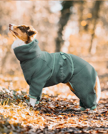 Fleece-/ badstof mantel en sweater