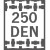 250 DEN