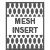 Mesh inzetstukken