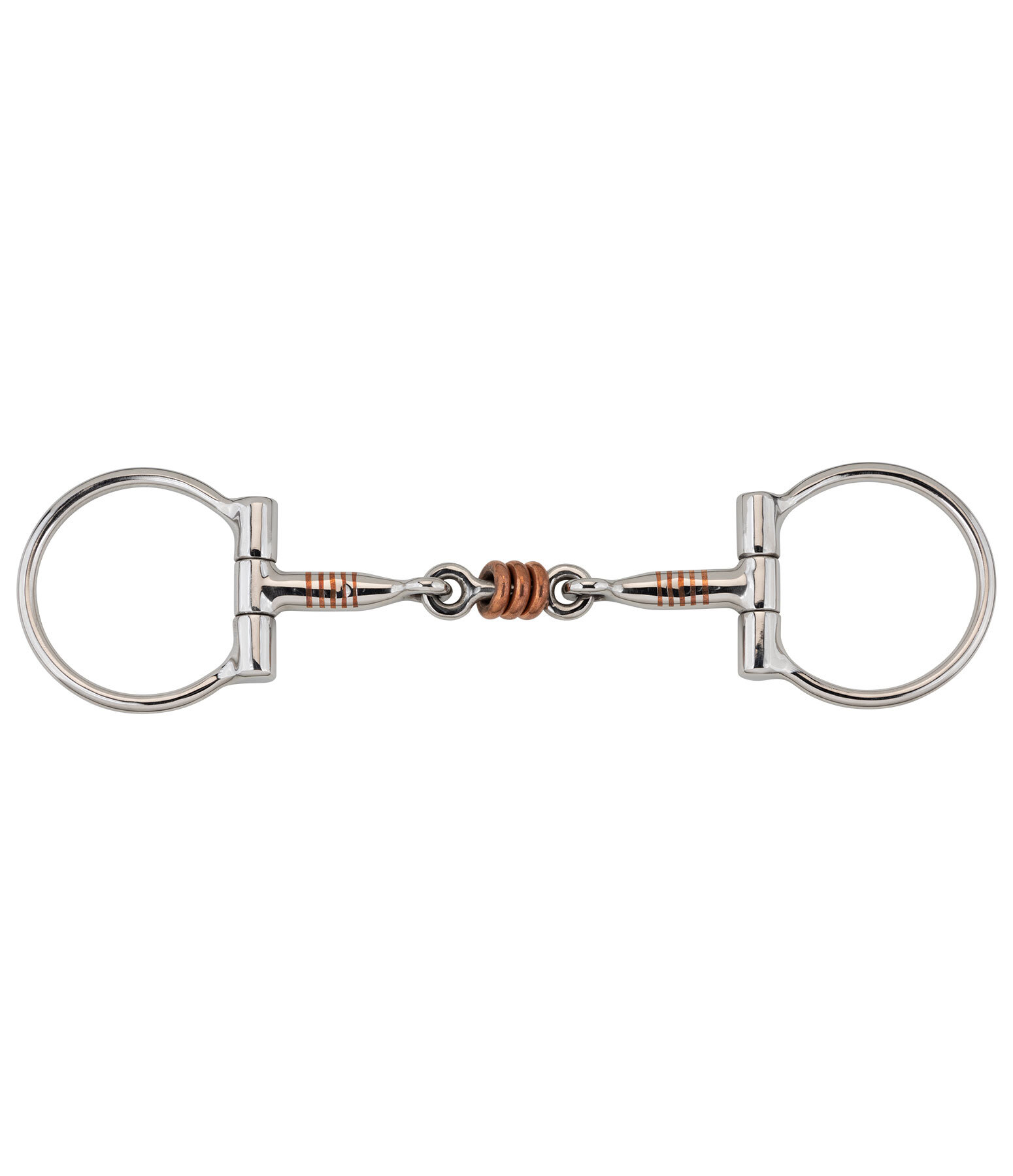 Stainless Steel Snaffle dubbel gebroken