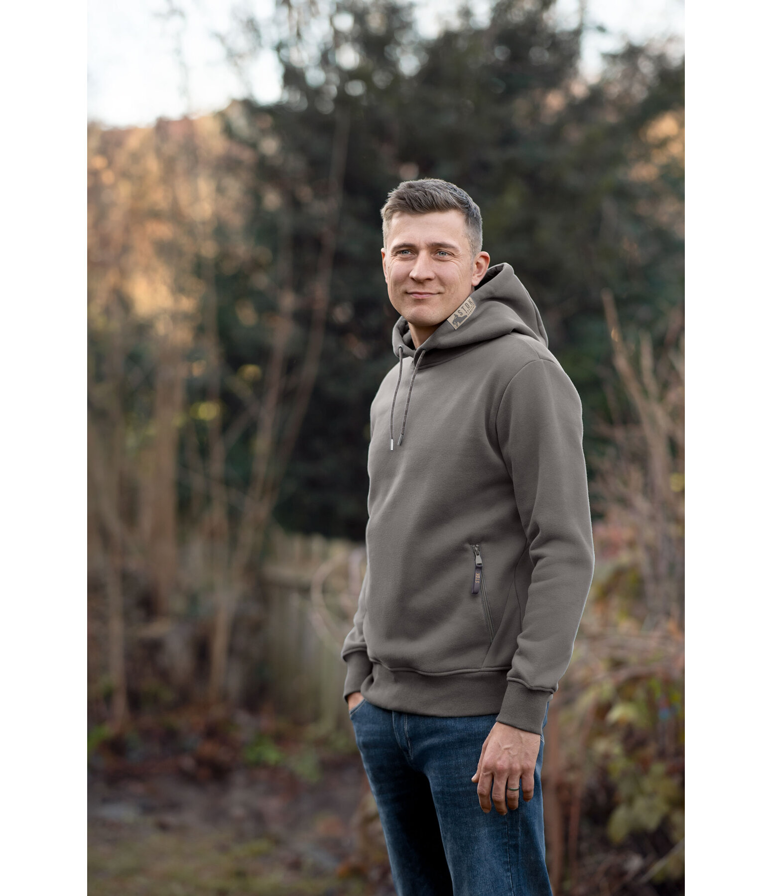 heren hoodie Amaru