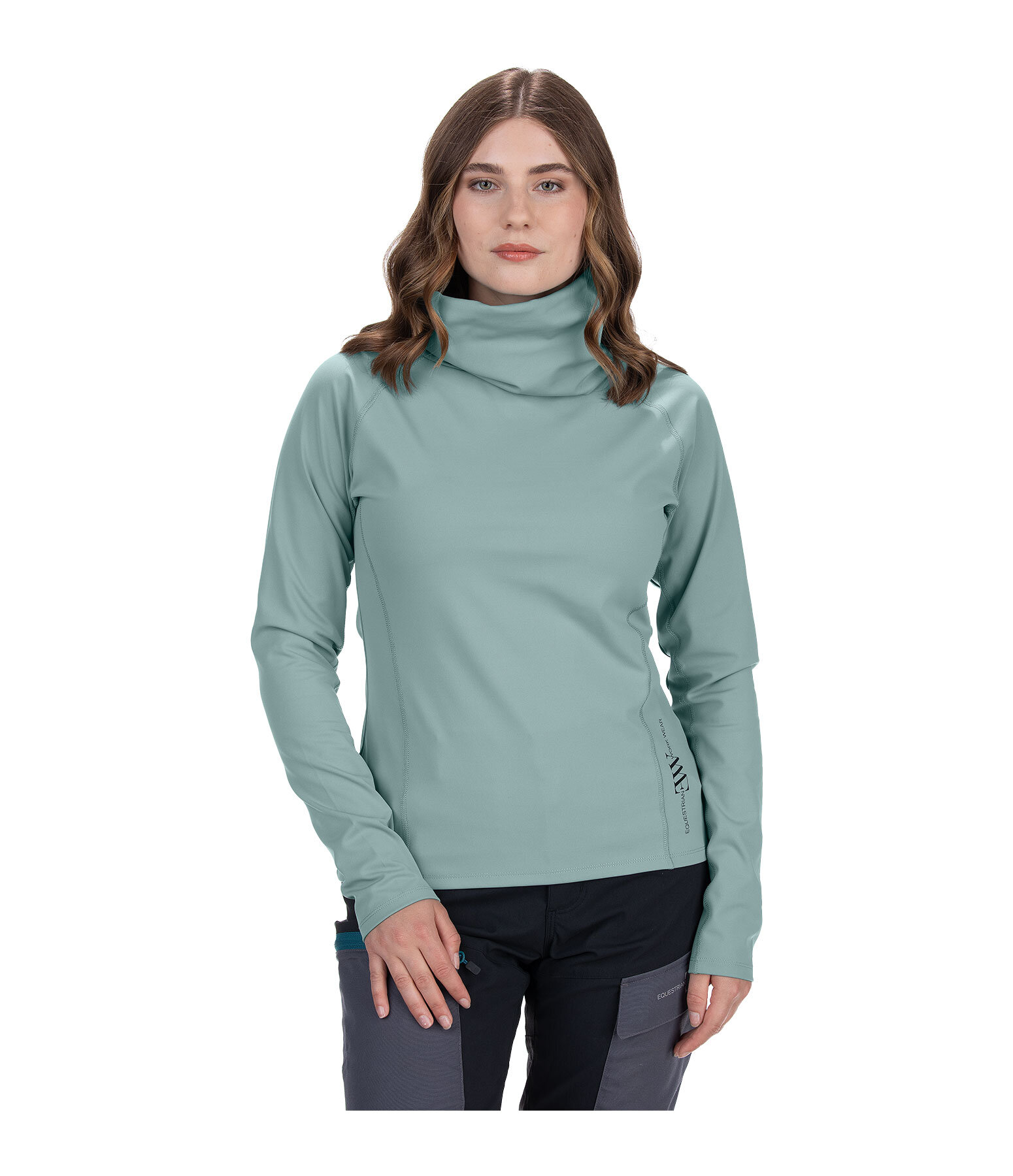 Functionele shirt met rolkraag