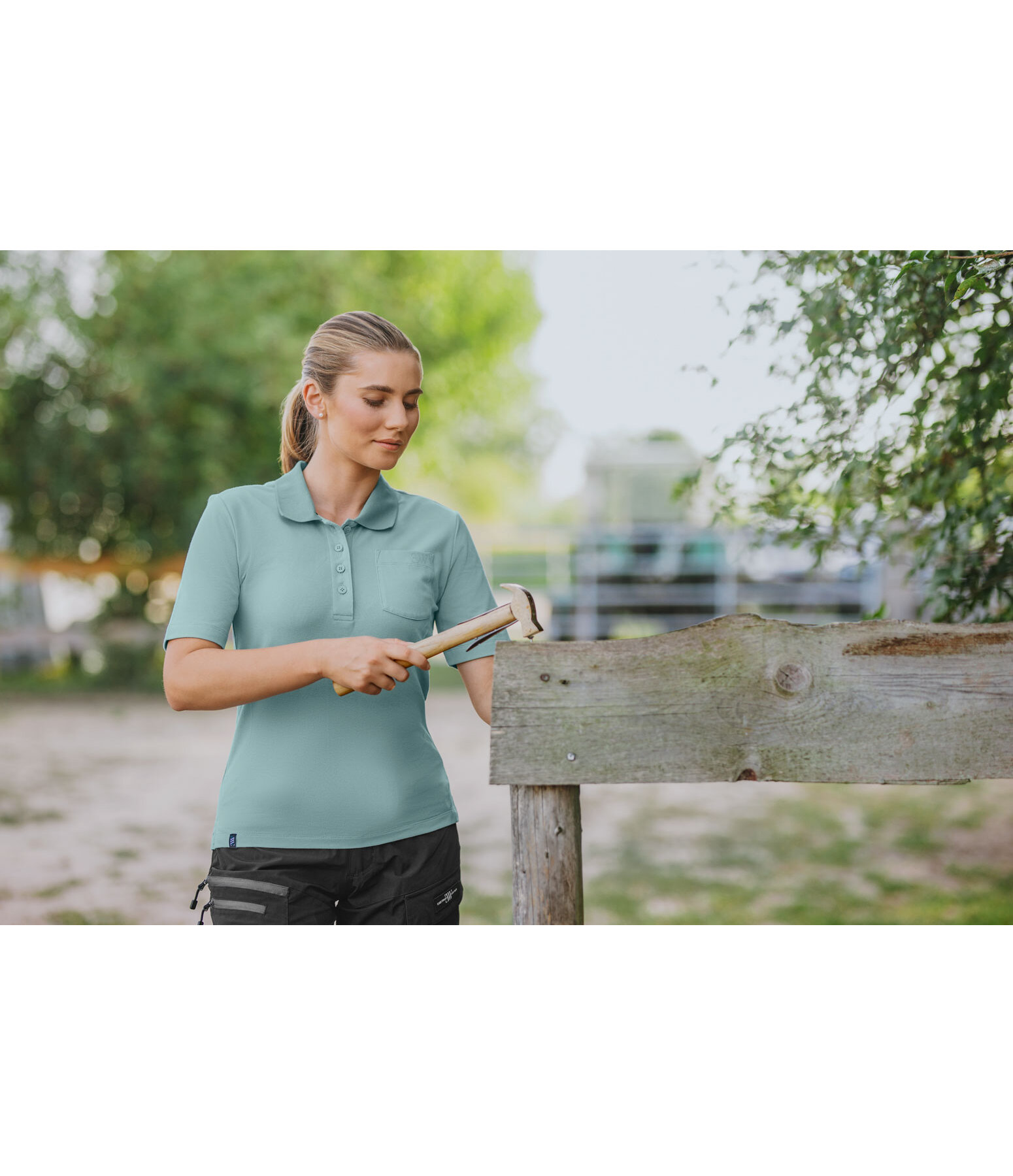 katoenen poloshirt