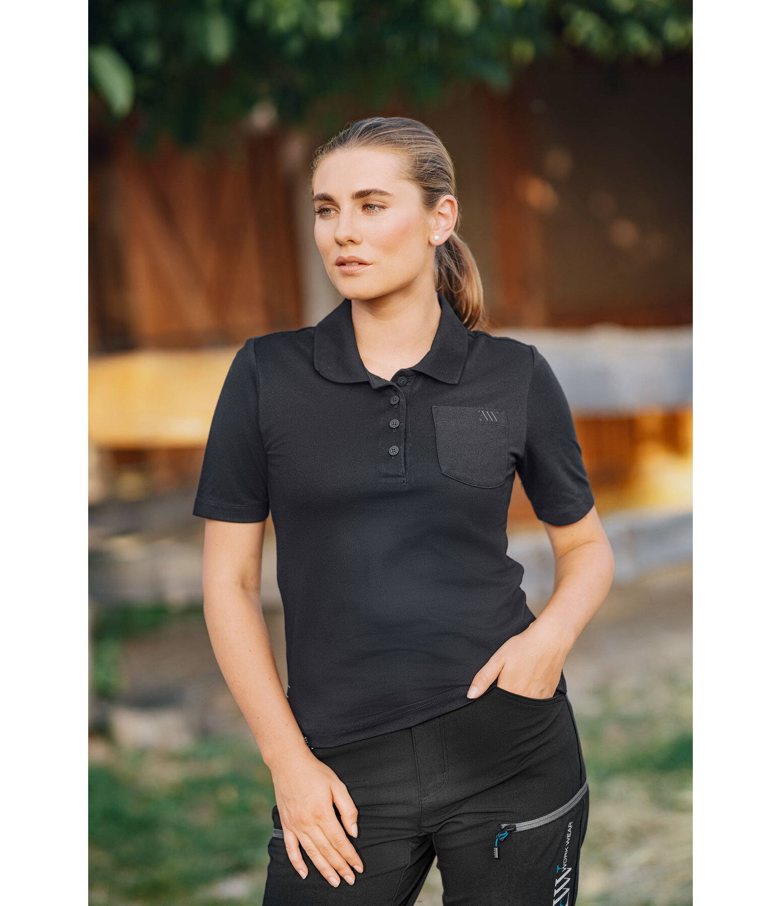 katoenen poloshirt
