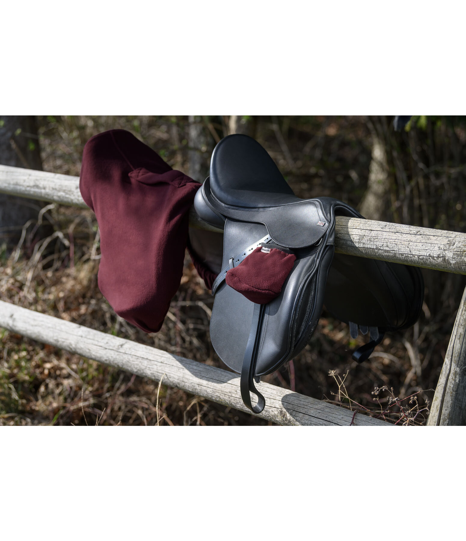 fleece zadelhoes met handgreep