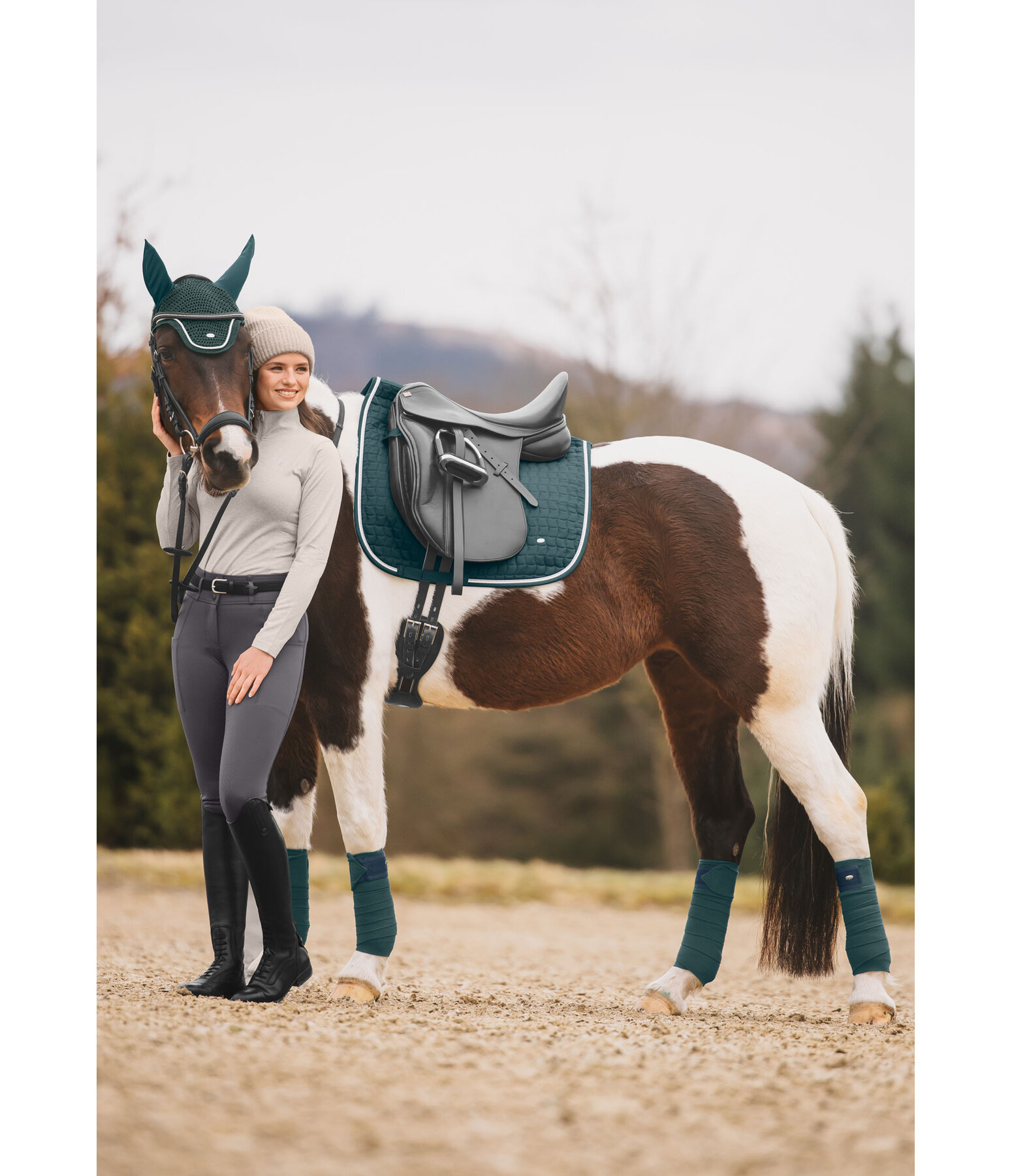 Basic Deluxe zadeldek van katoen