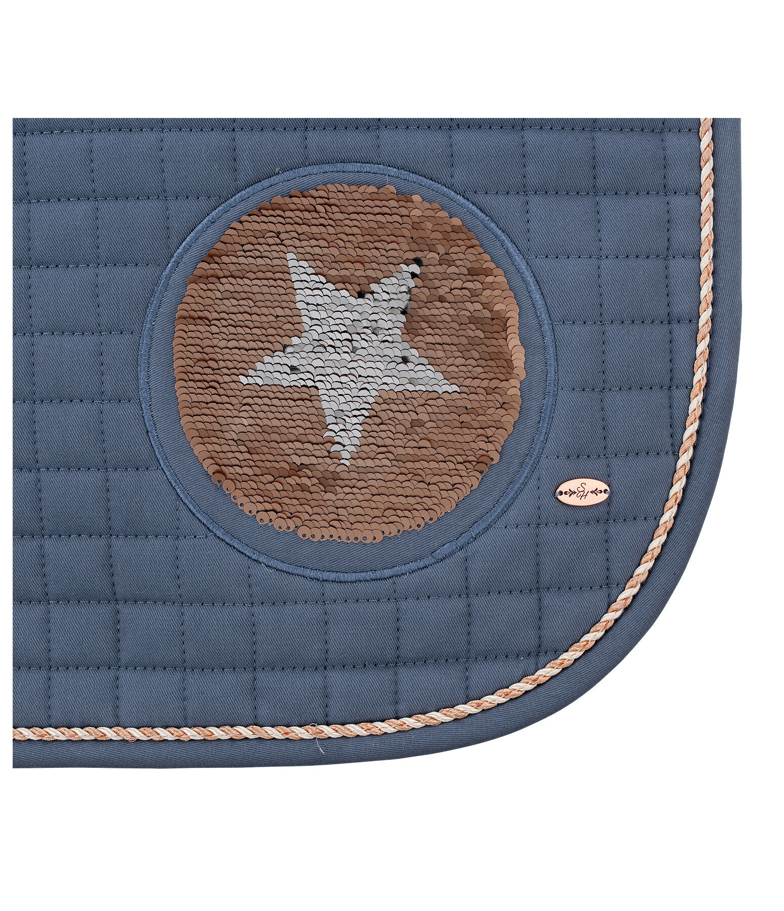 zadeldek Magic met omkeerbare pailletten