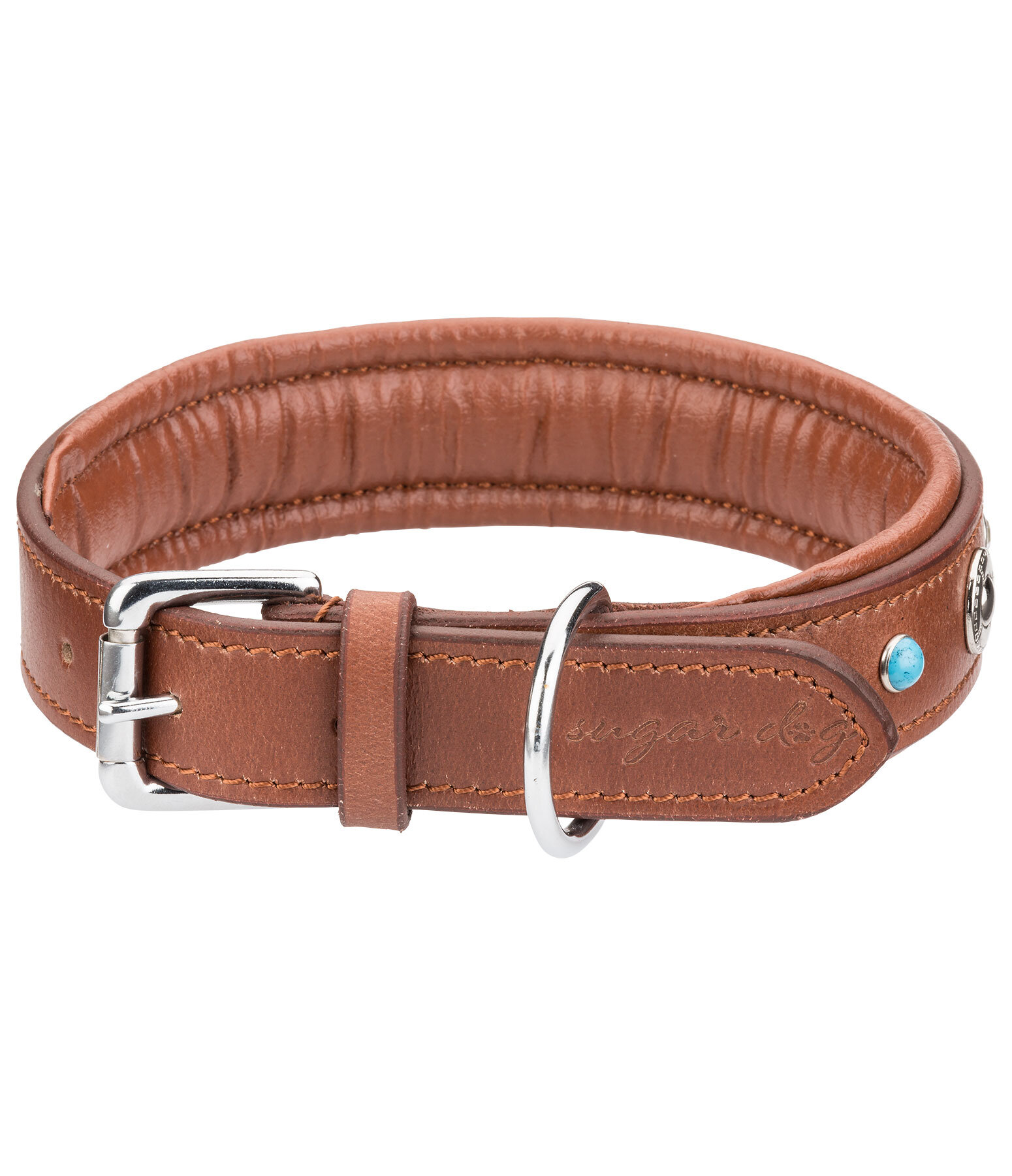 lederen honden halsband Chinook