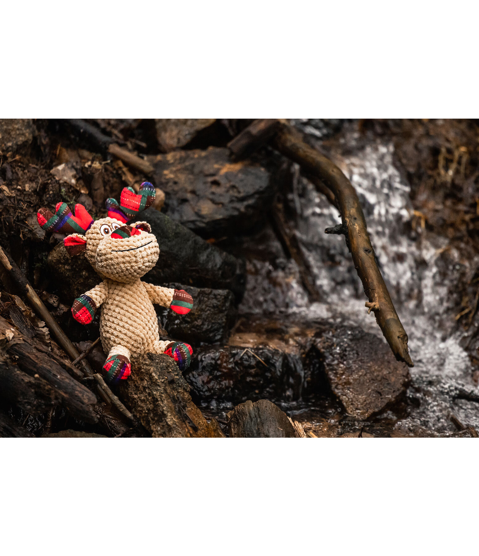 Sugar dog hondenspeelgoed knuffel rendier Rudi