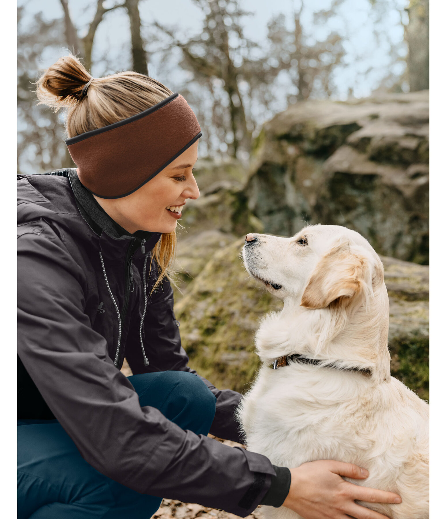 fleece hoofdband Foresta