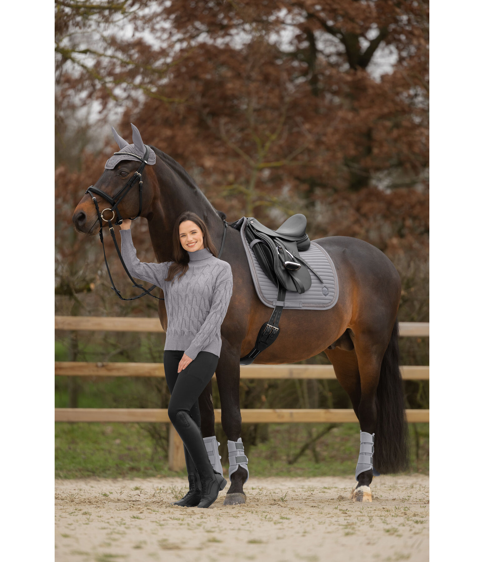 Mesh peesbeschermers Glitter, voorbenen