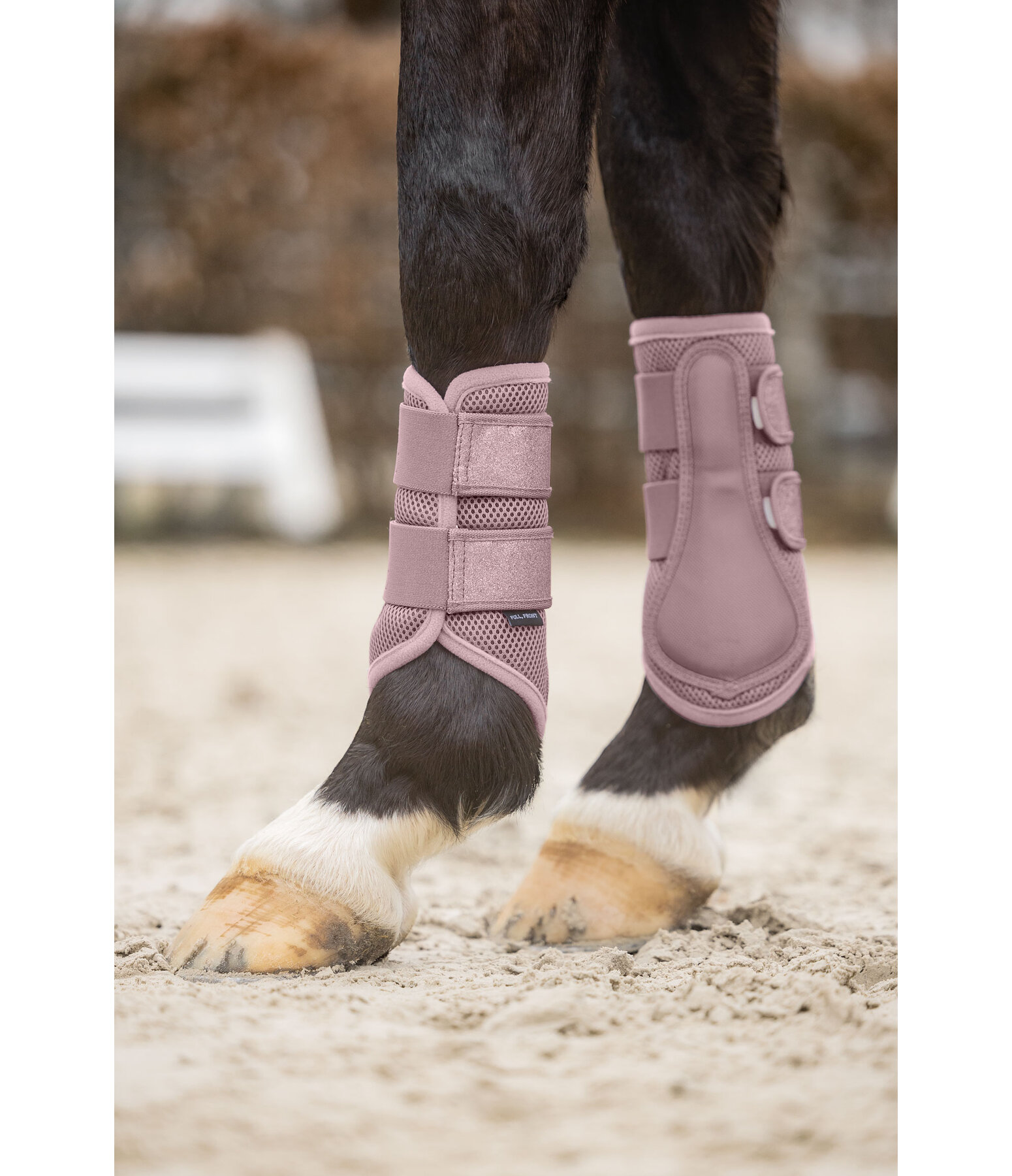 Mesh peesbeschermers Glitter, voorbenen
