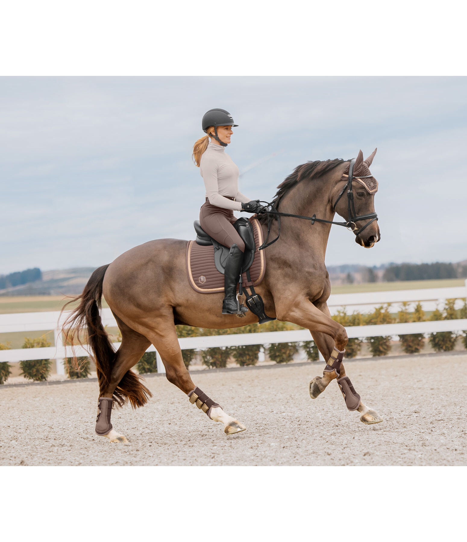 Mesh peesbeschermers Glitter, voorbenen