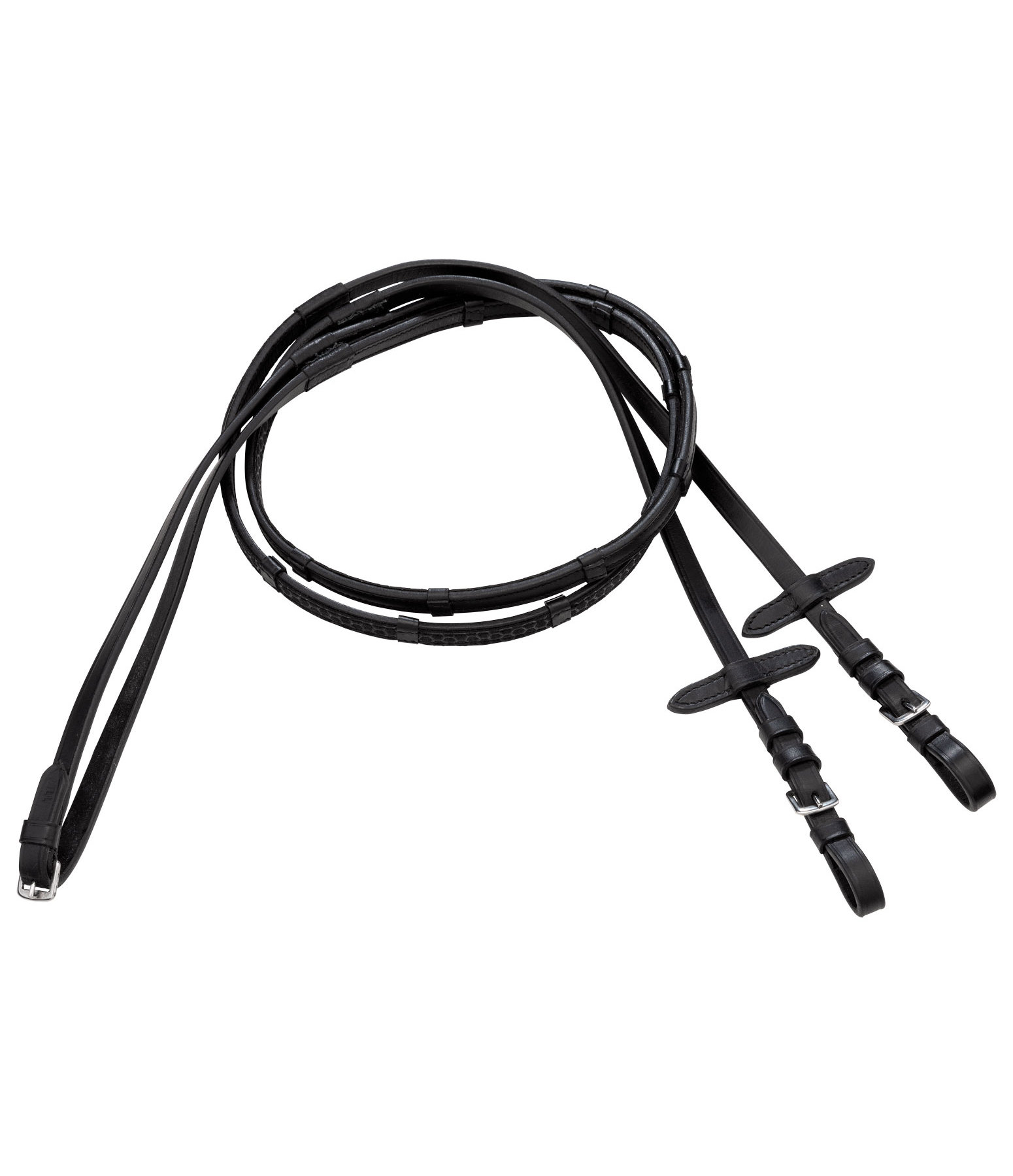 lederen teugels met siliconen grip