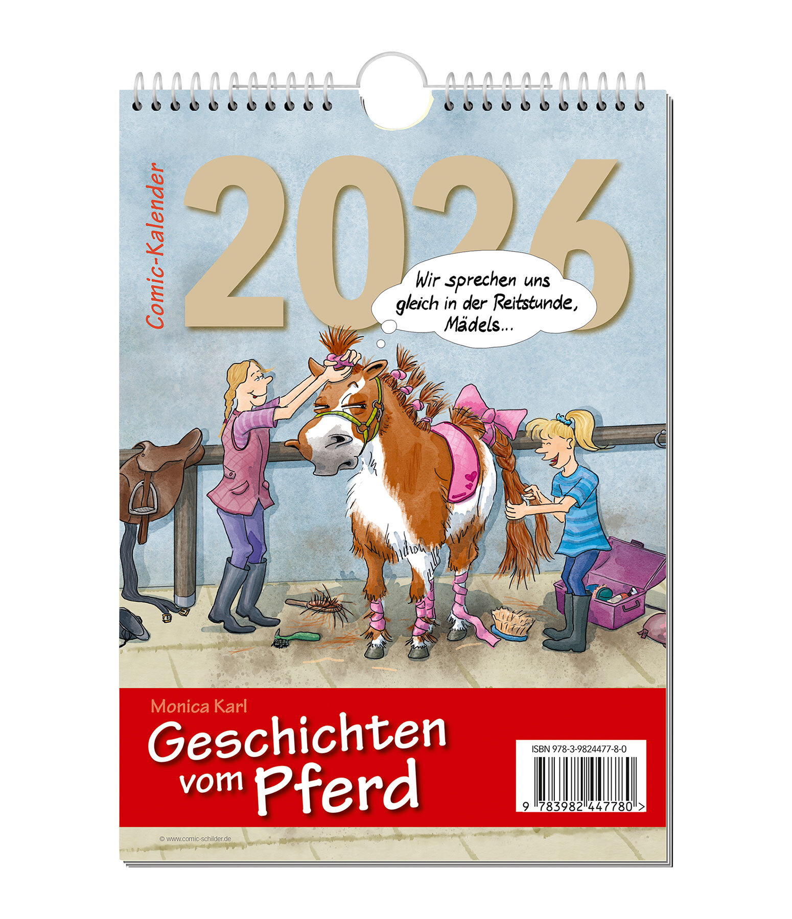 Paardenverhalen: comic kalender 2026
