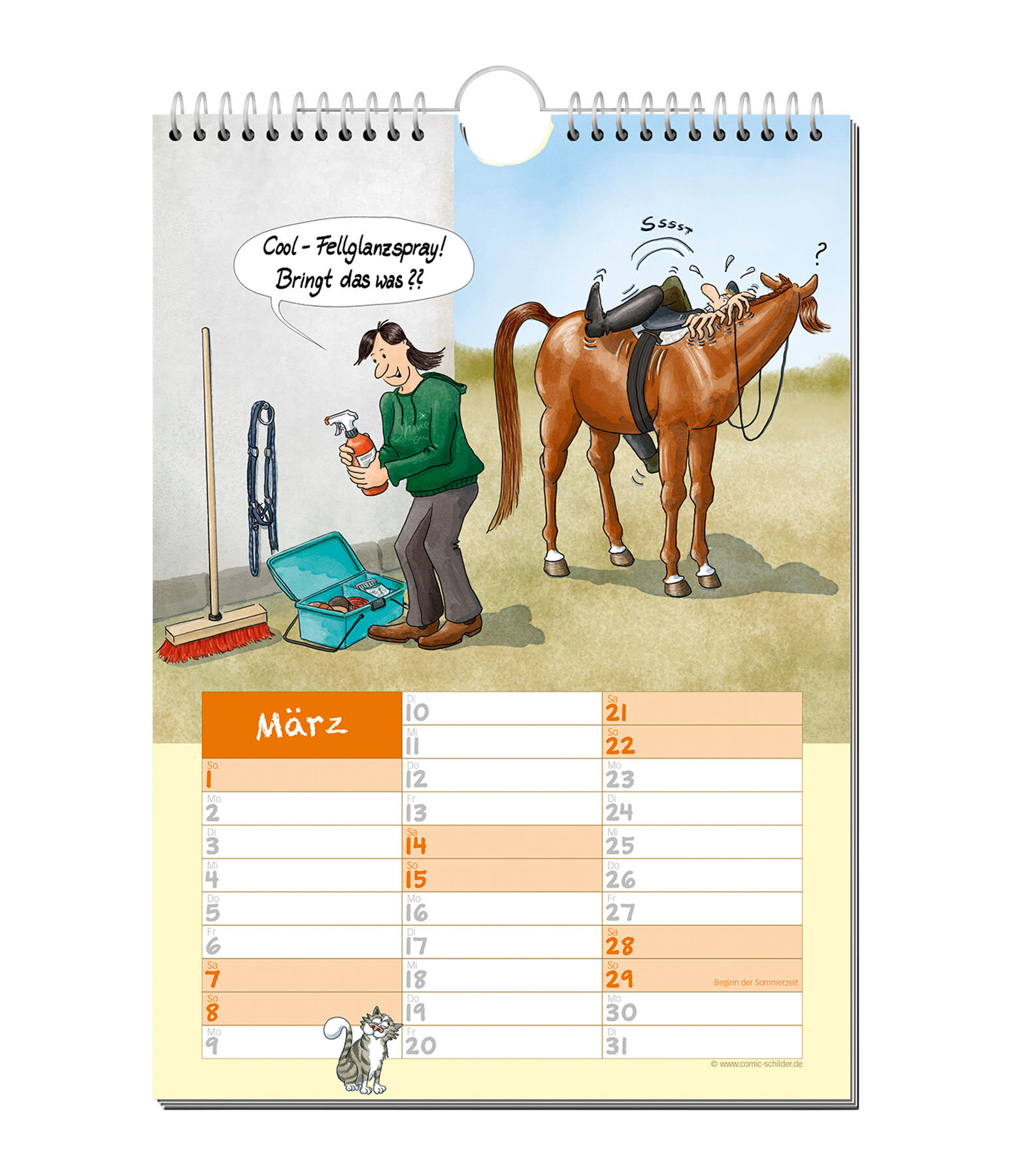Paardenverhalen: comic kalender 2026