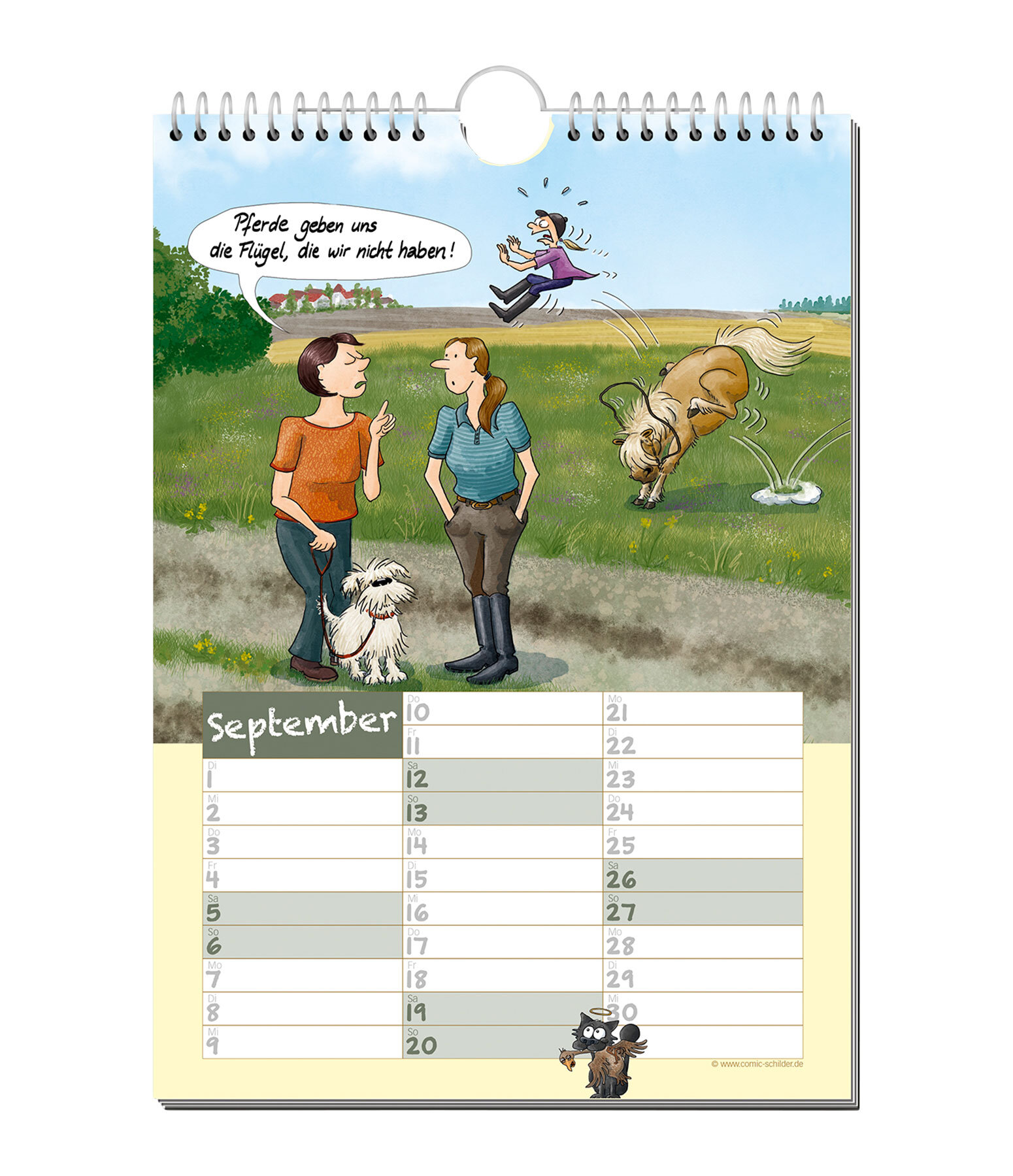 Paardenverhalen: comic kalender 2026