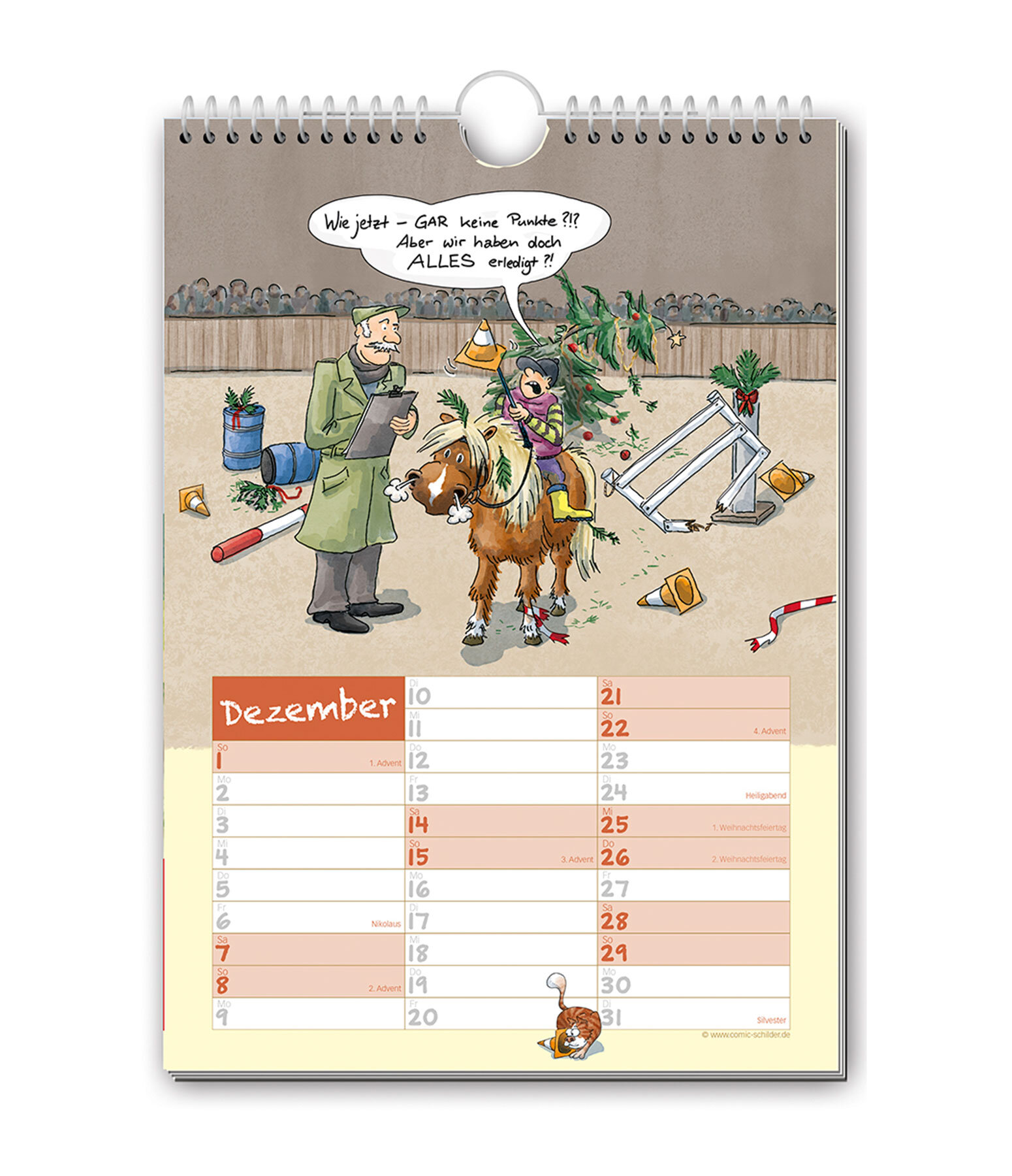 Paardenverhalen: comic kalender 2026