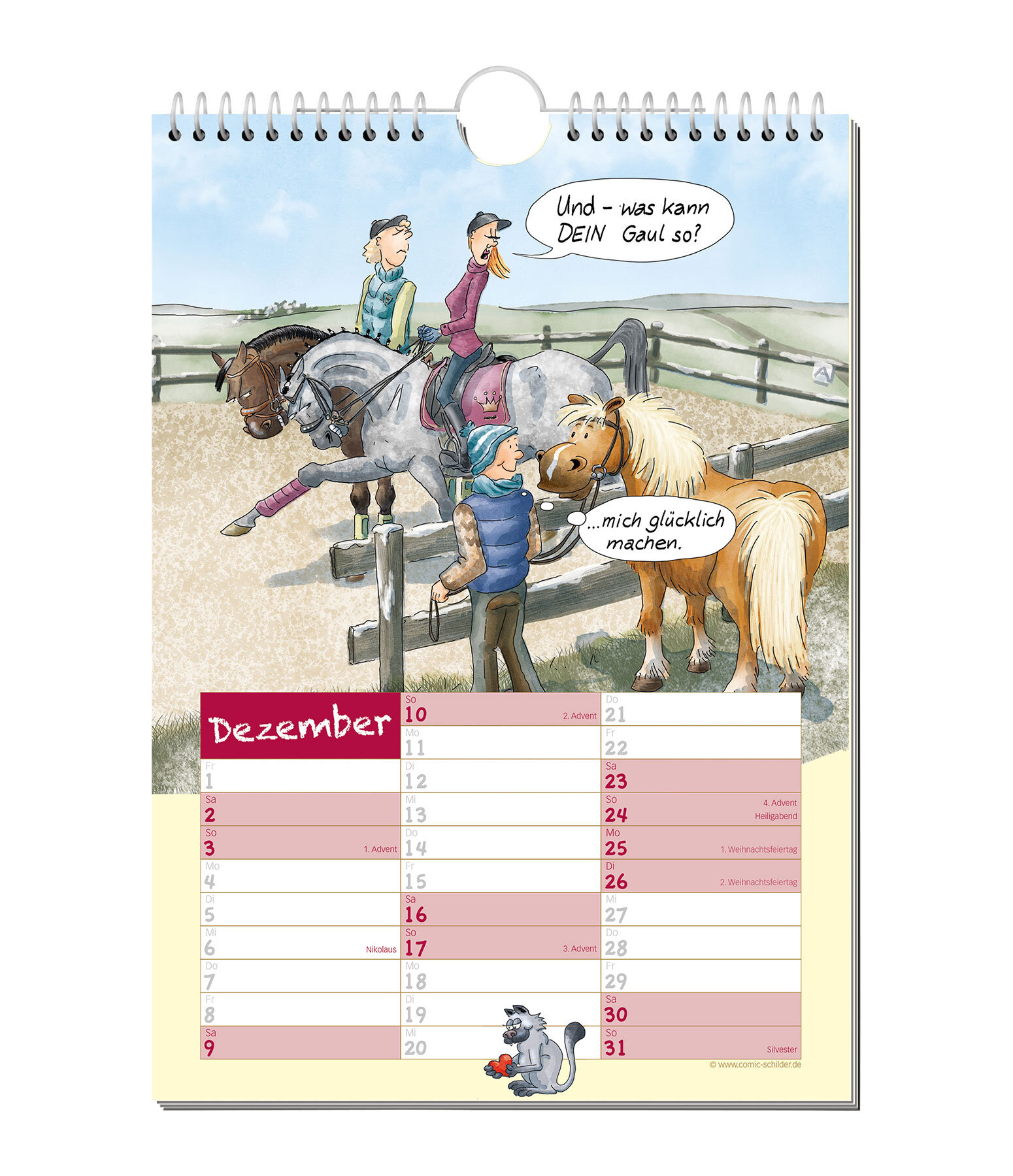 Paardenverhalen: comic kalender 2026