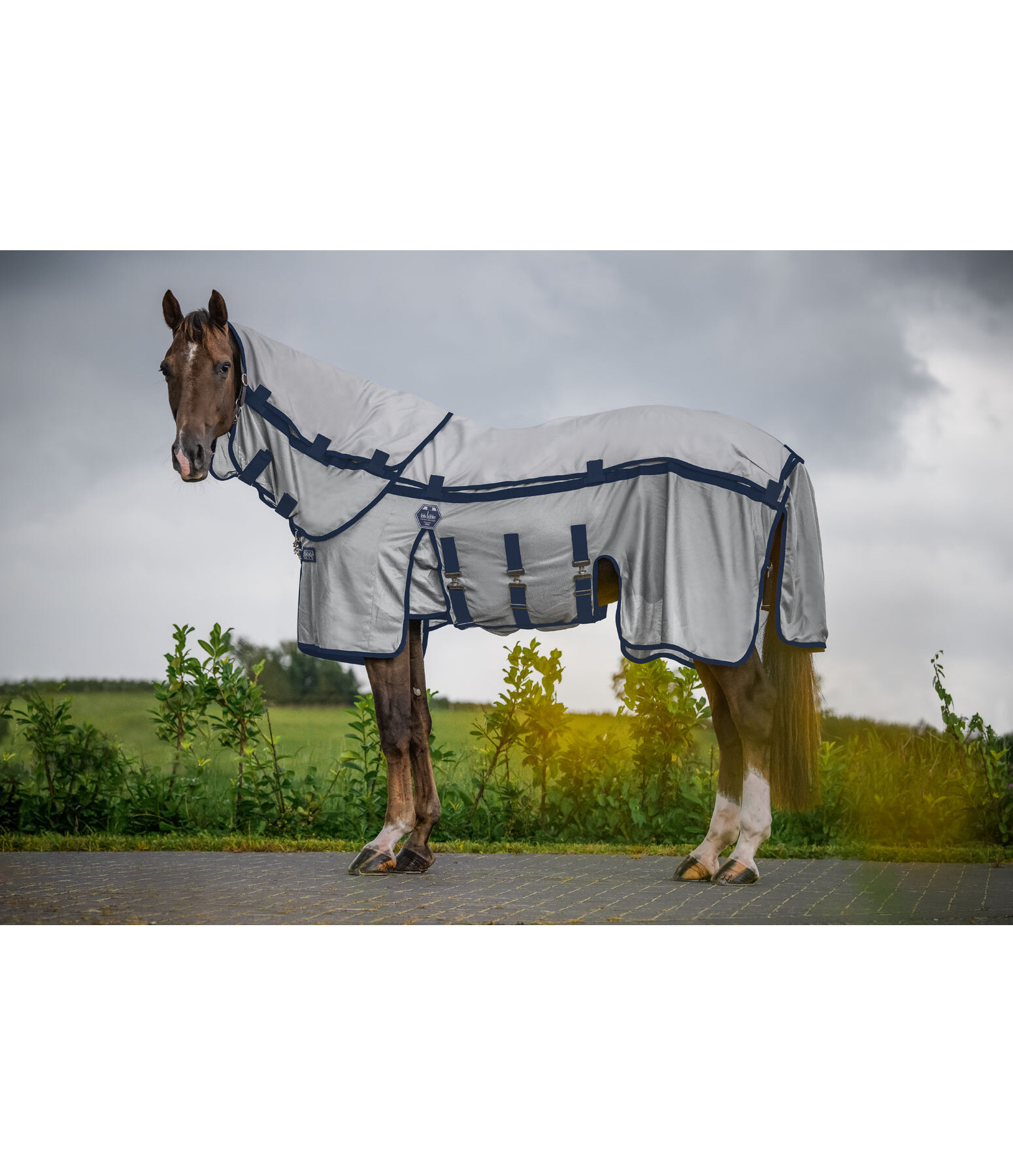 4 in 1 fullneck vliegendeken All Weather II met afneembare regenbeschermer