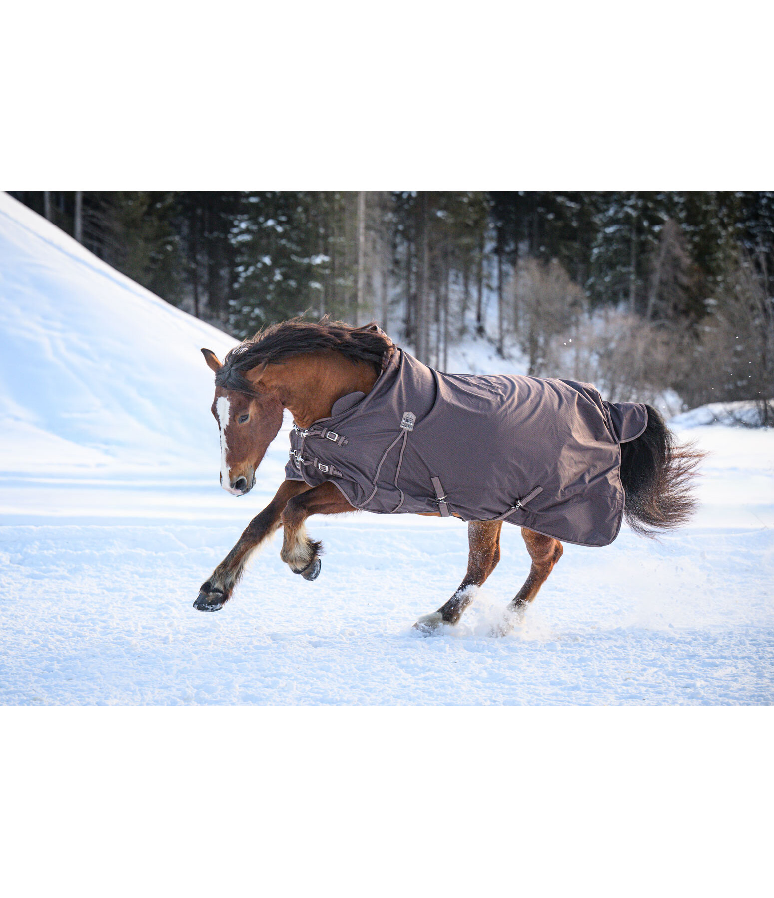 Highneck outdoordeken Jesco II met fleecevoering, 0 g