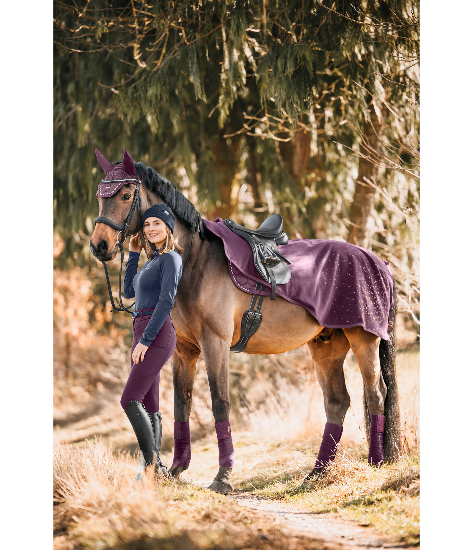 fleece uitrijdeken Sparkling II