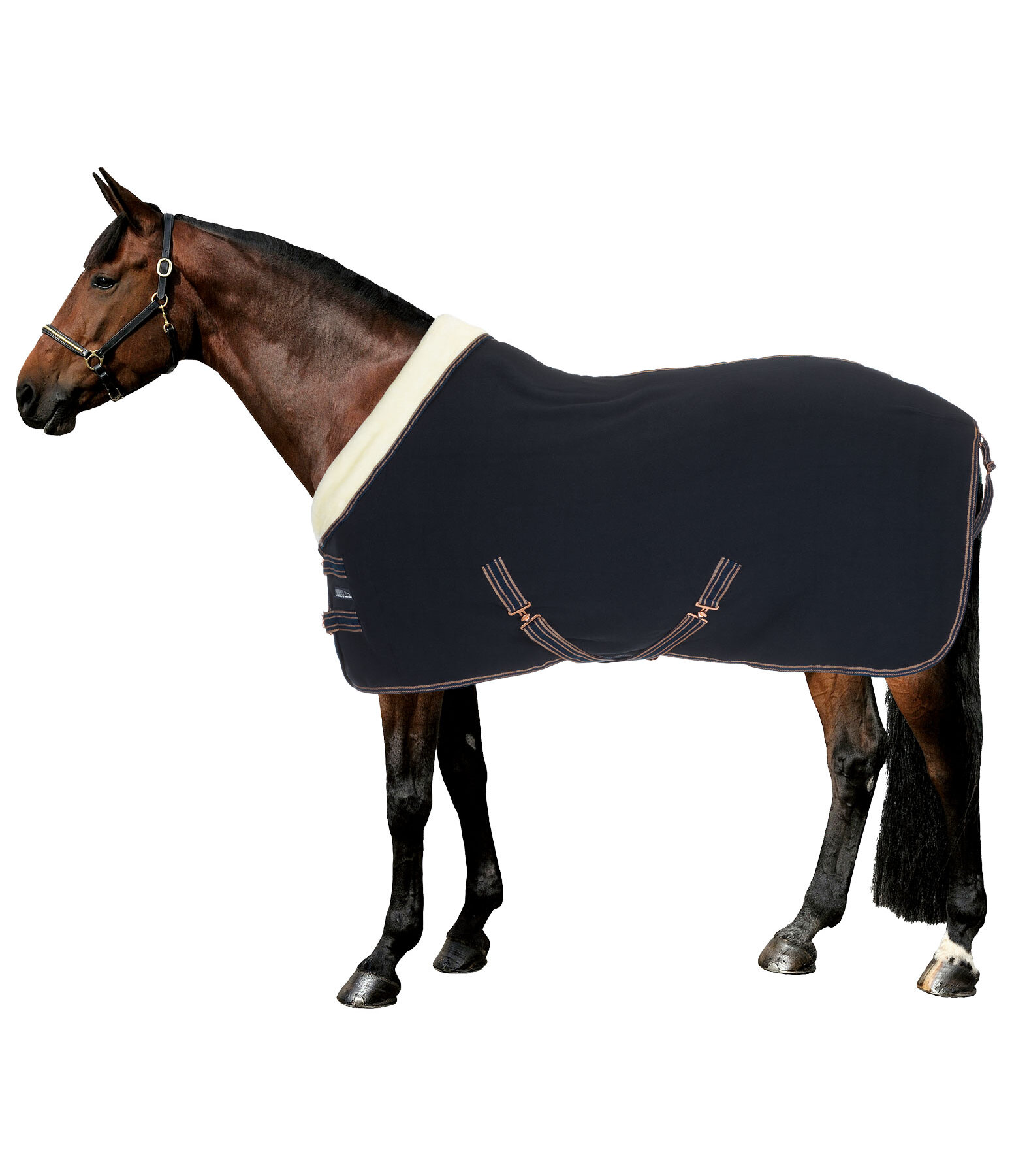 zweetdeken Just Sparkle met teddyfleece kraag