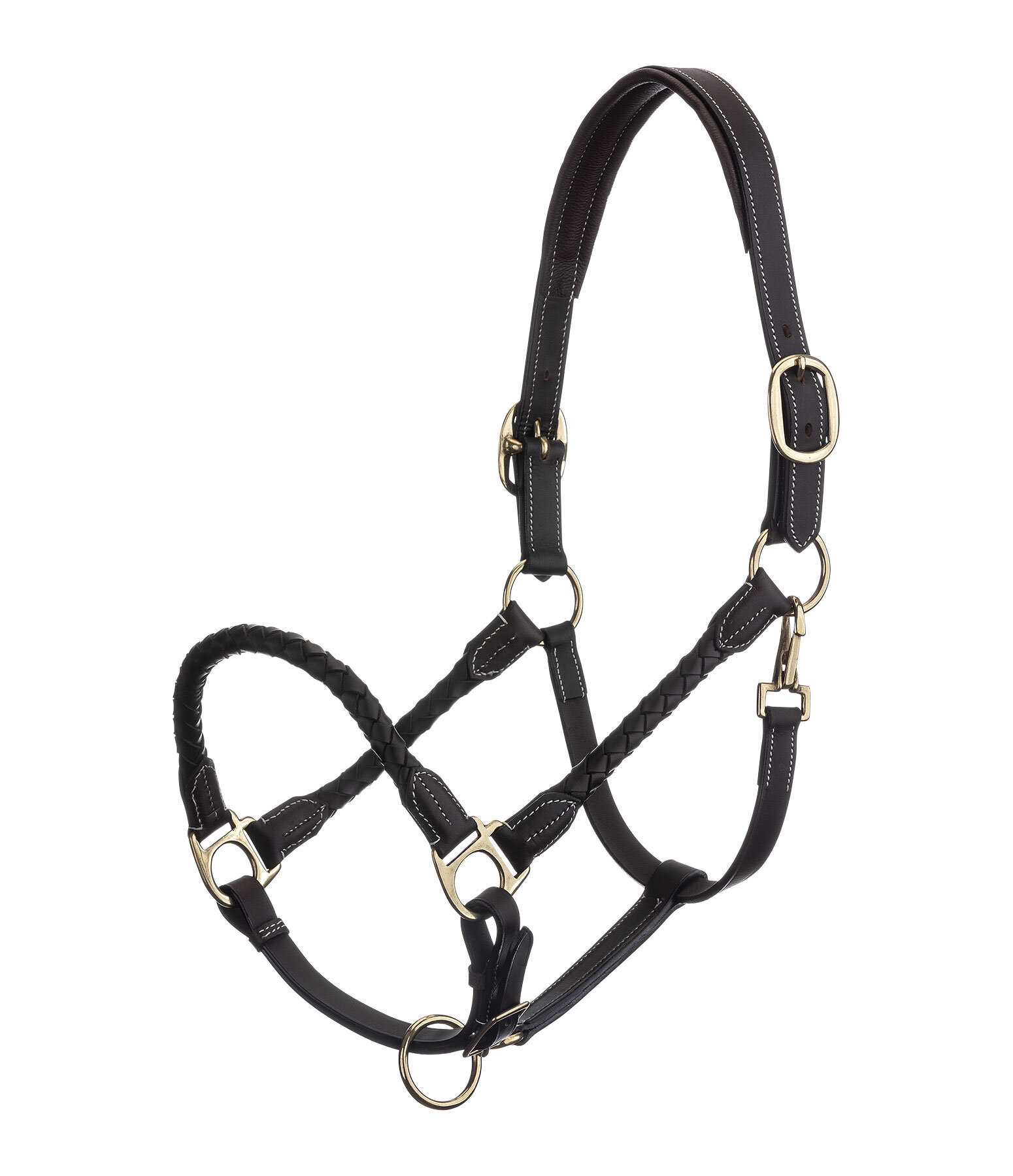 Verdeel Pardon Afwijzen leren halster Braided - Halsters & touwen - Kramer Paardensport