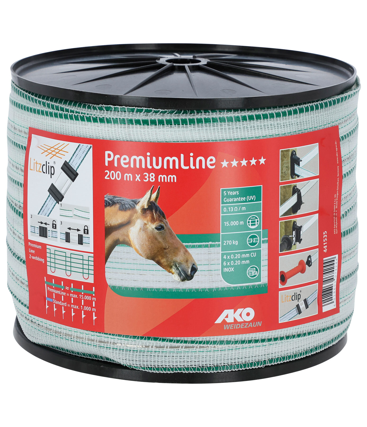 breedband PremiumLine 200 m / 38 mm