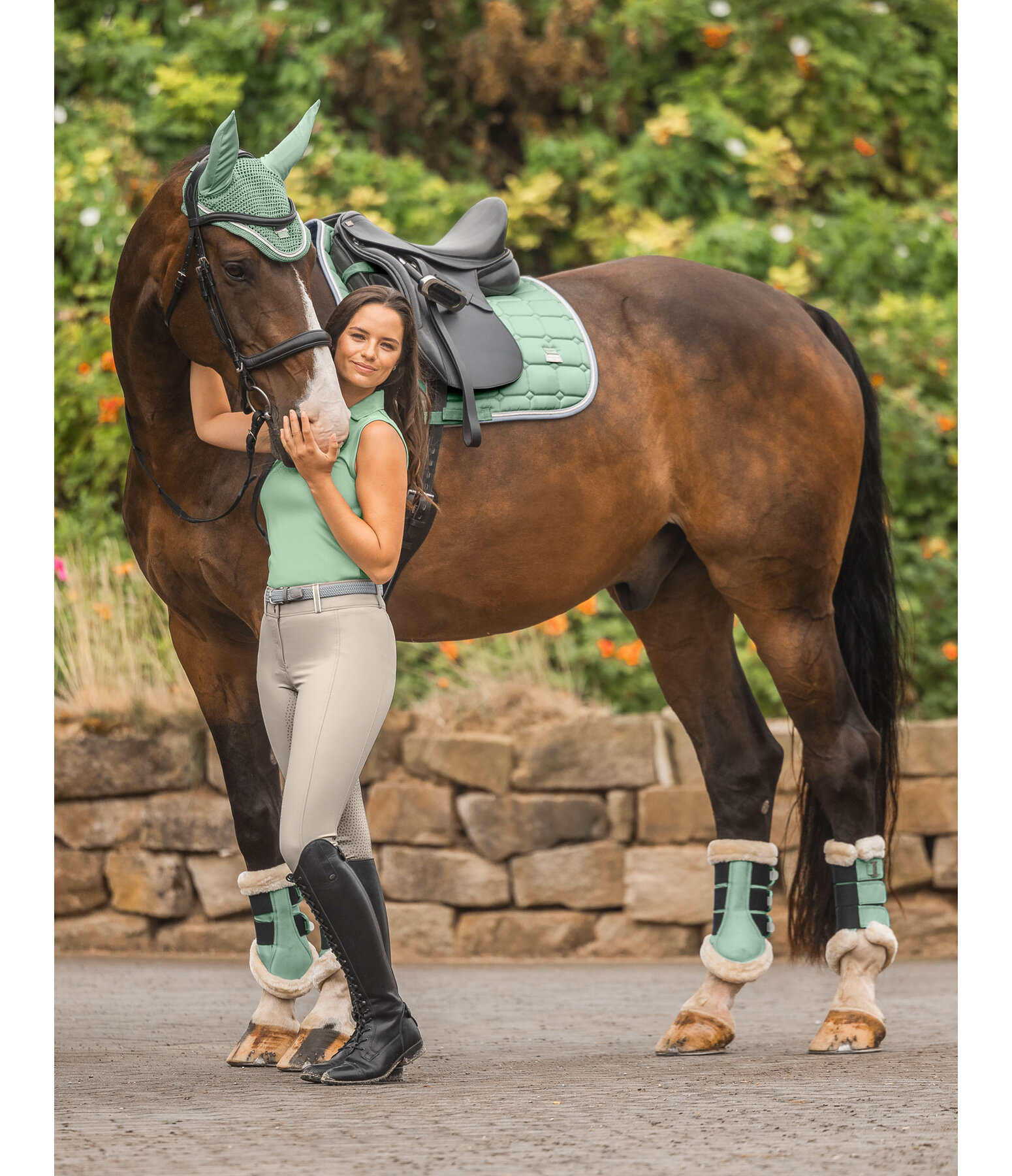 teddyfleece dressuur beenbeschermers Essential, voorbenen