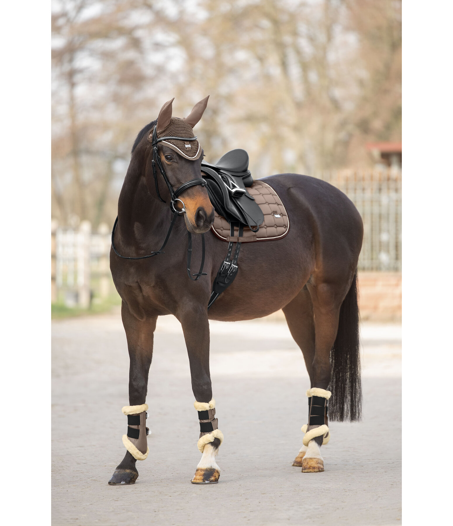 teddyfleece dressuur beenbeschermers Essential, voorbenen