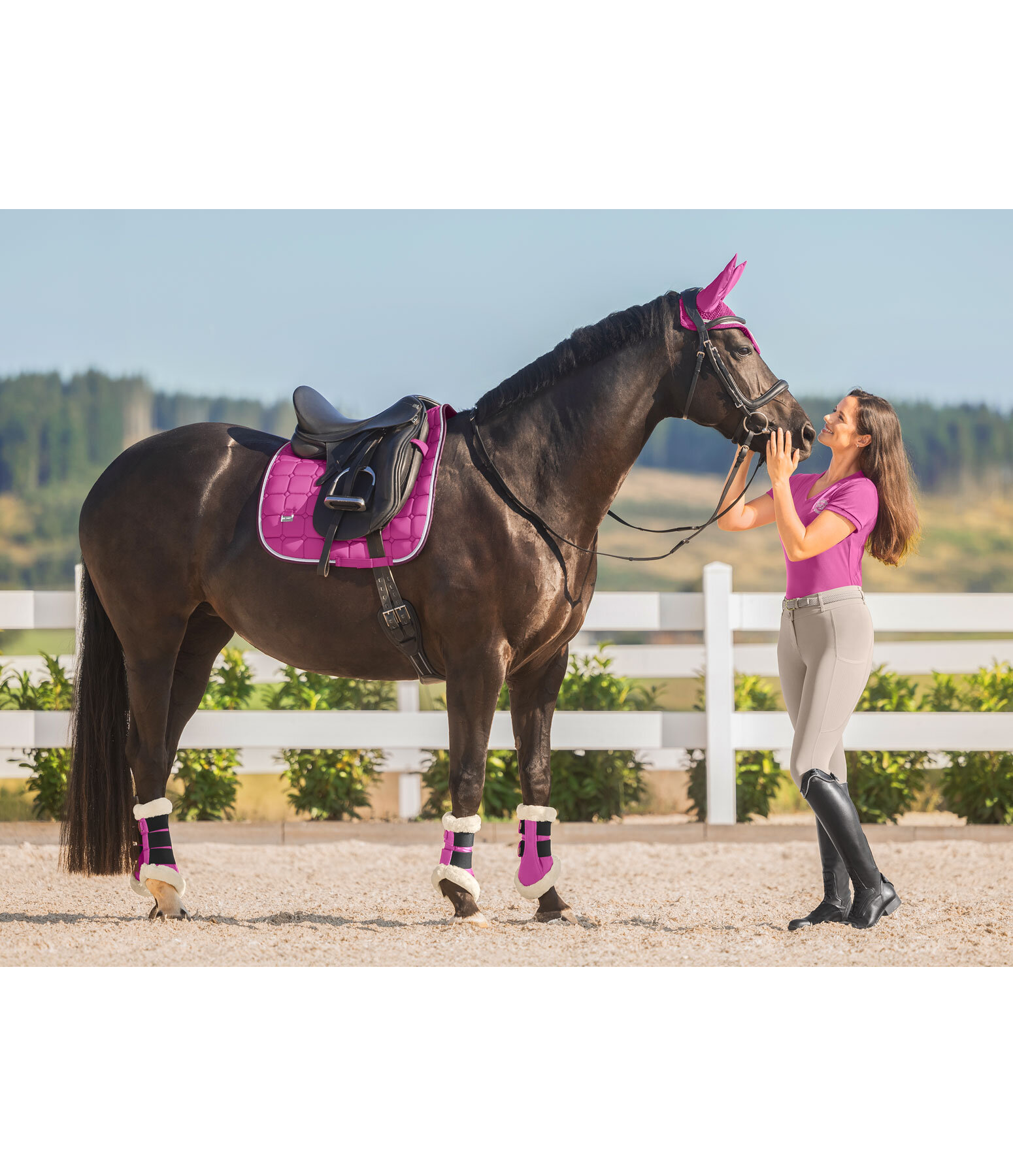teddyfleece dressuur beenbeschermers Essential, voorbenen