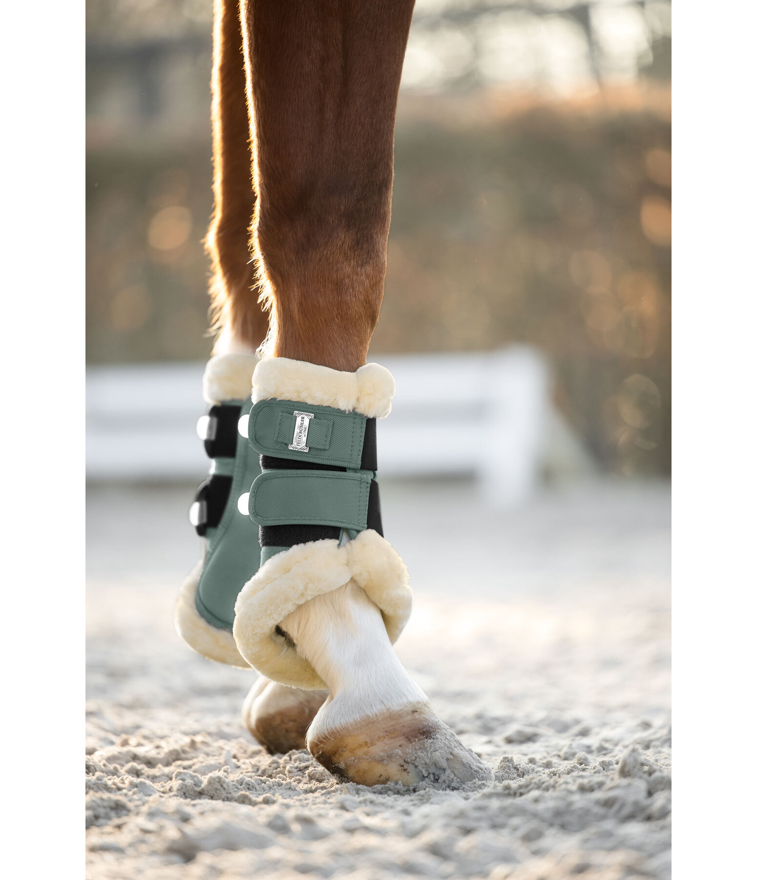 teddyfleece dressuur beenbeschermers Essential, voorbenen
