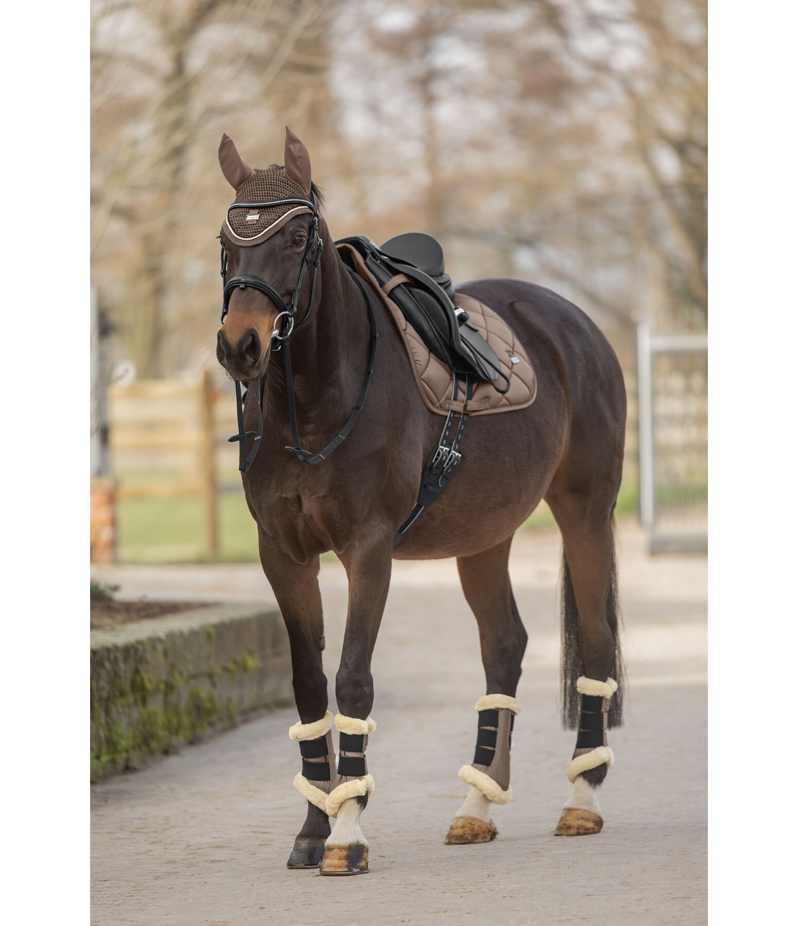 teddyfleece dressuur beenbeschermers Essential, achterbenen