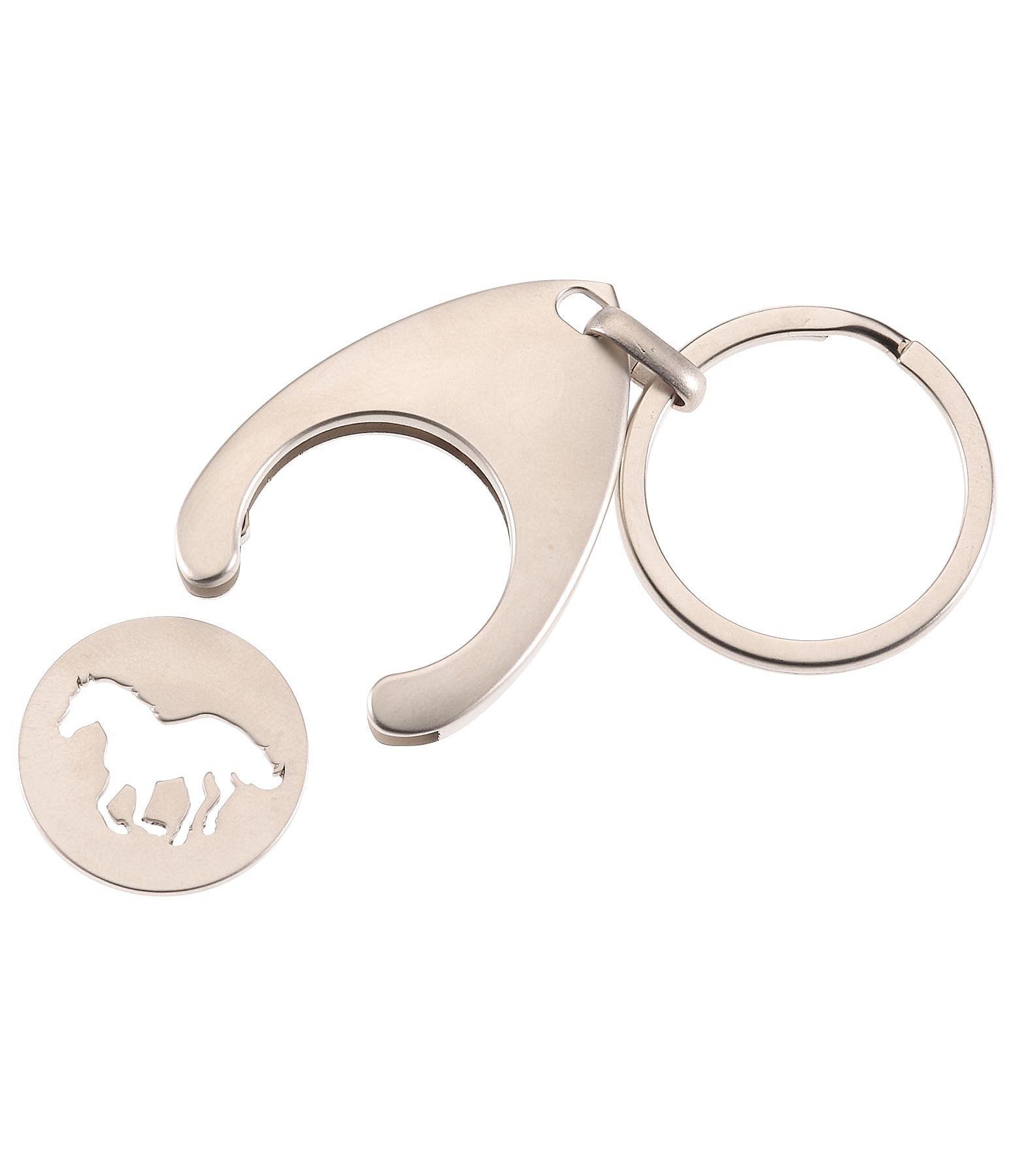 sleutelhanger paard met jeton