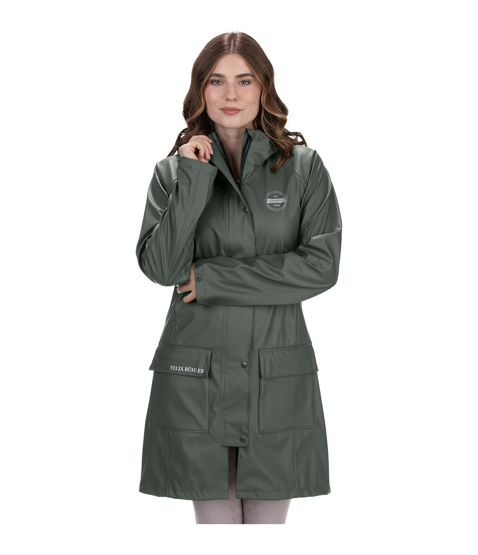 regenmantel Amy met capuchon