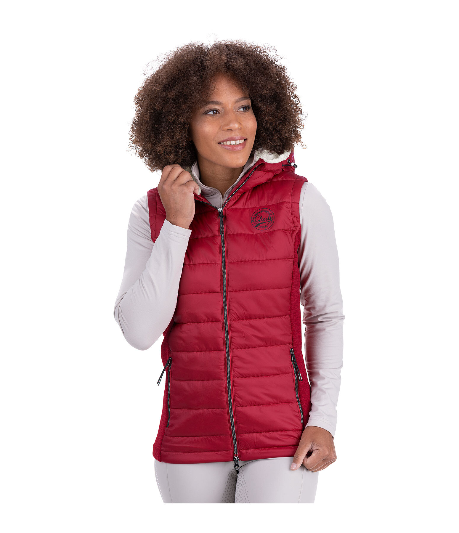 combi bodywarmer Liah met capuchon