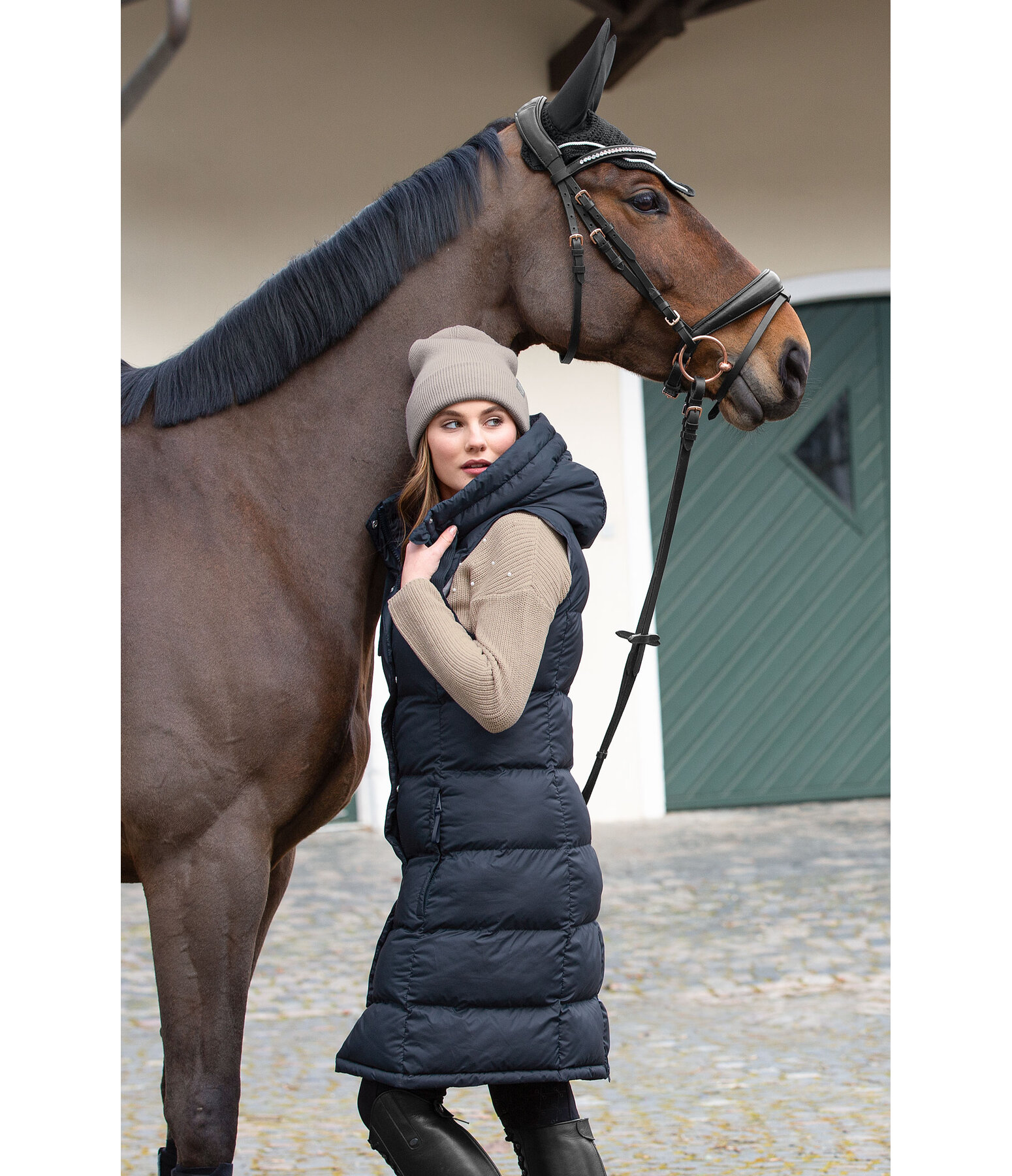 bodywarmer Clara met capuchon