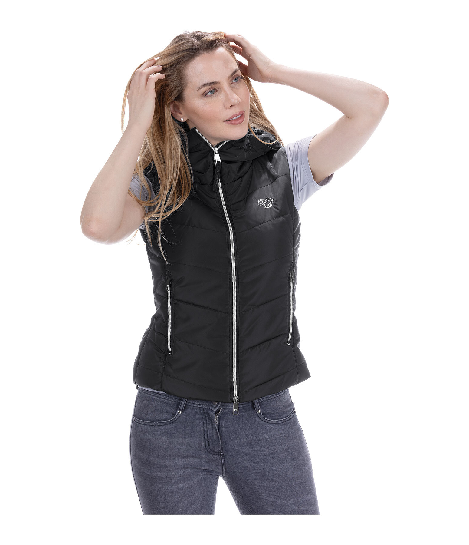 bodywarmer Nele II met capuchon