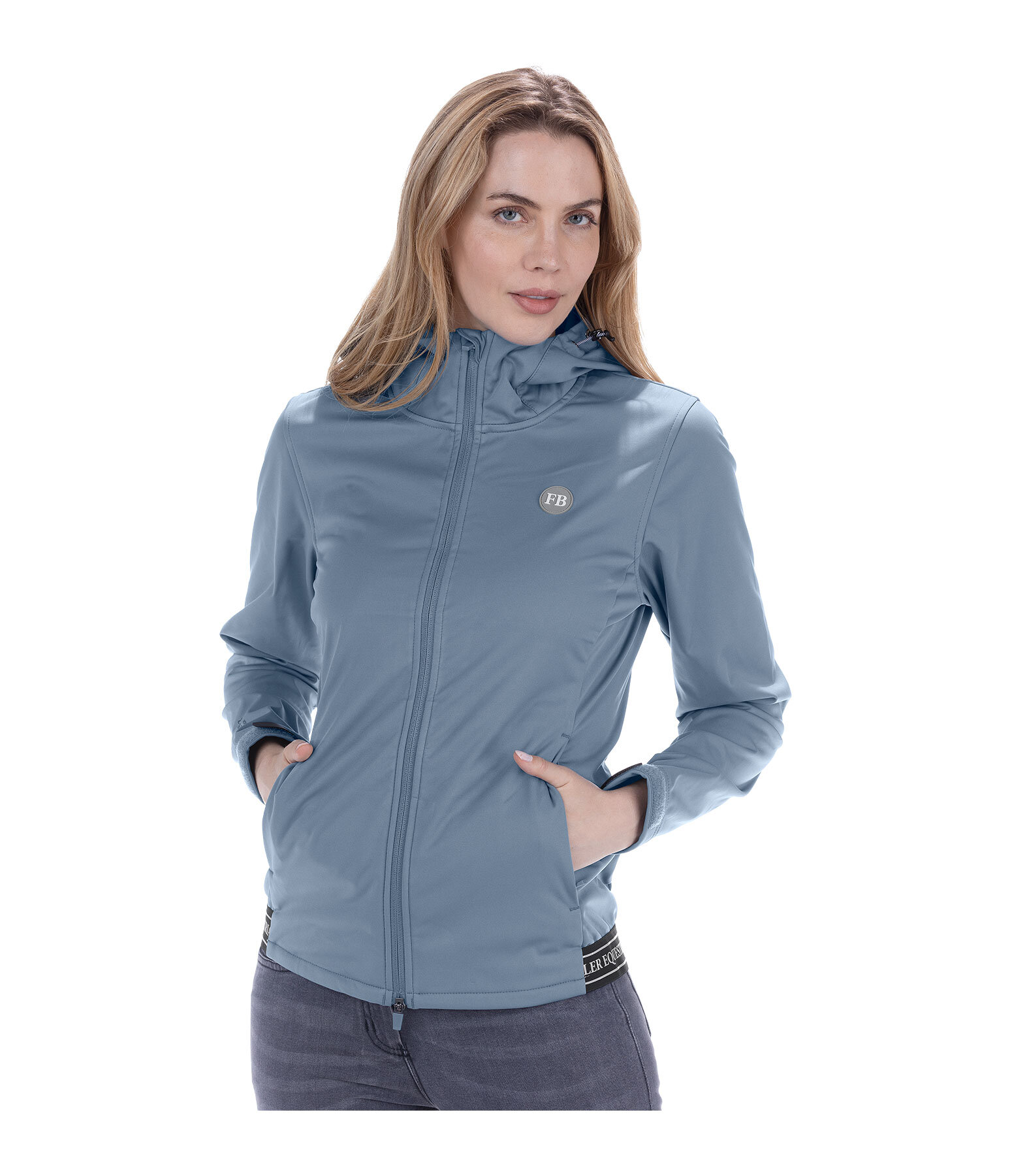 softshell jas Elsa met capuchon