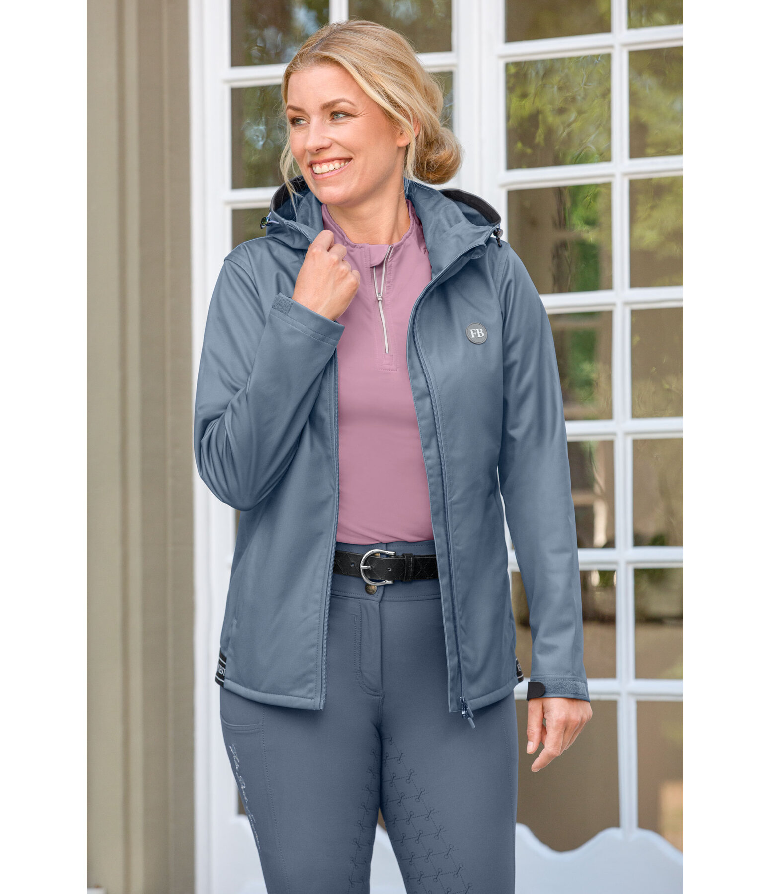 softshell jas Elsa met capuchon