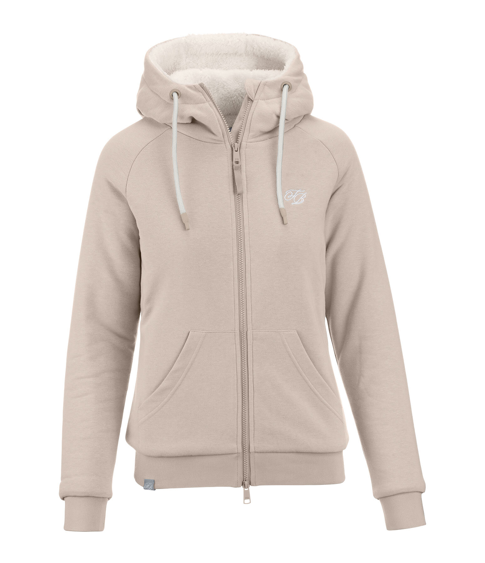 teddy sweatjas Kaja met capuchon