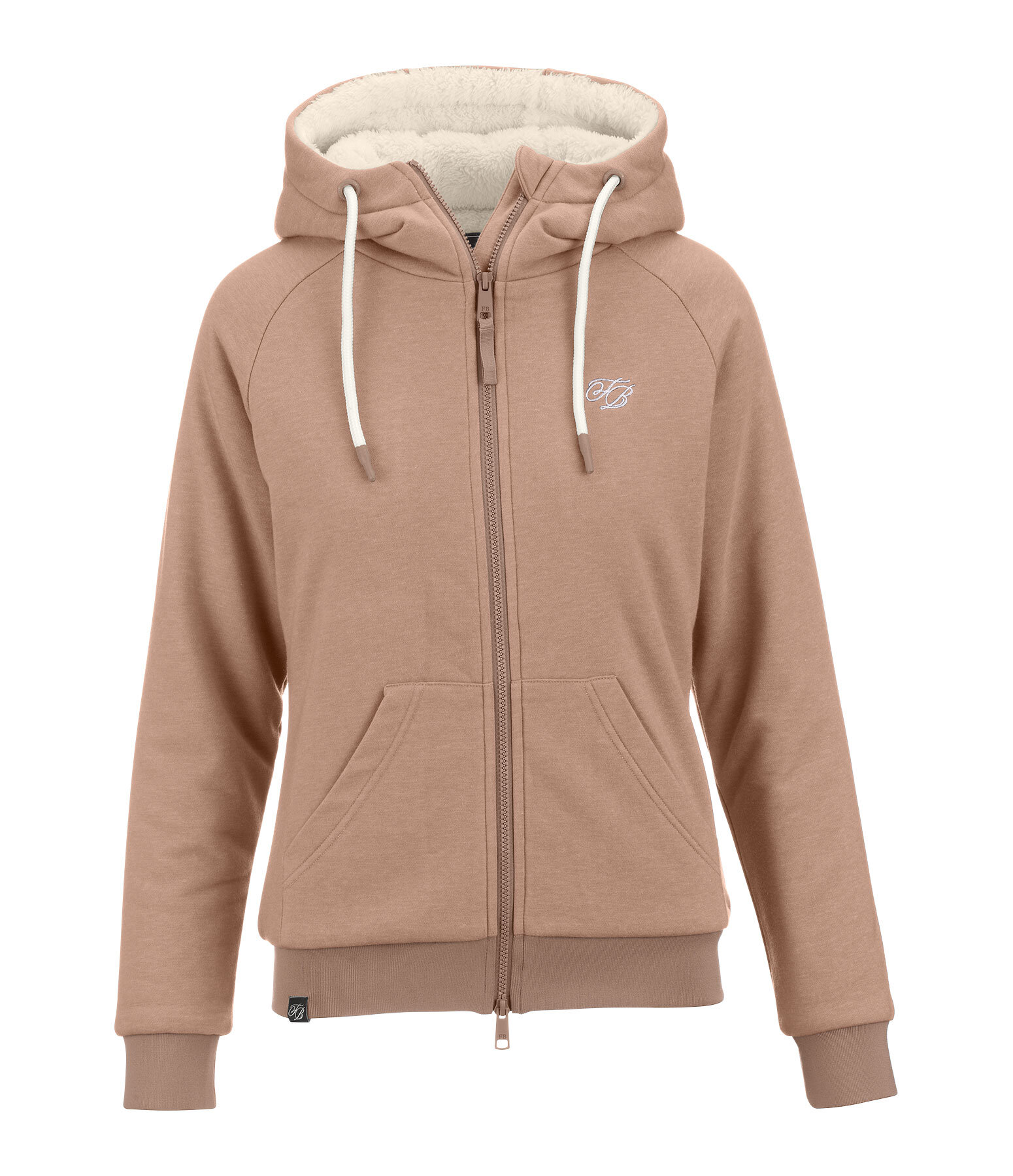 teddy sweatjas Kaja met capuchon