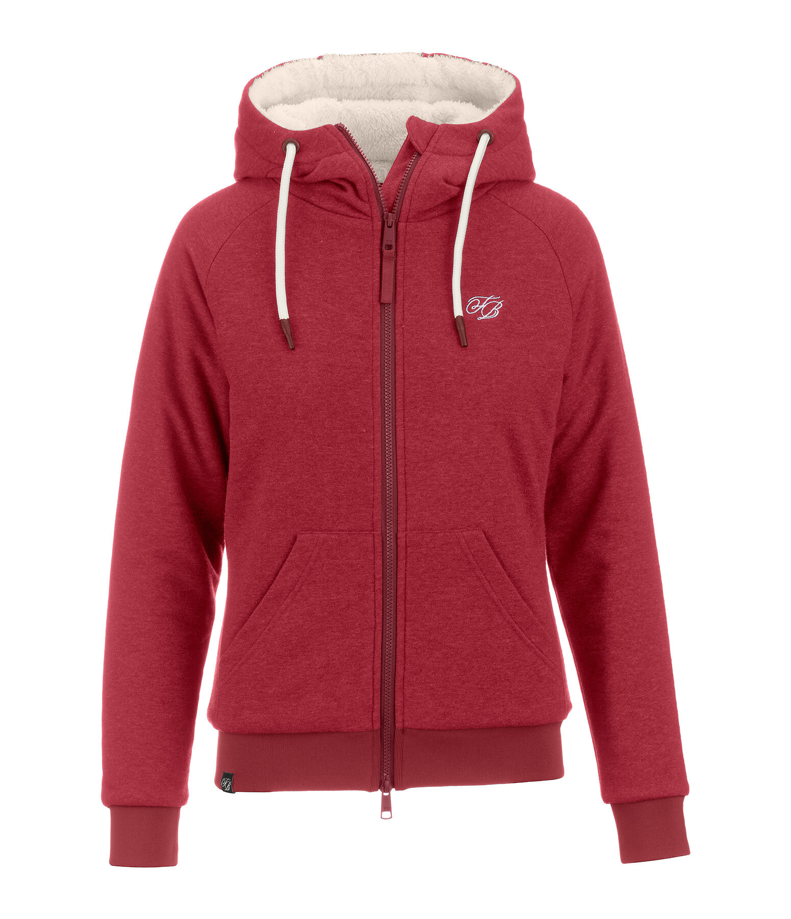 teddy sweatjas Kaja met capuchon