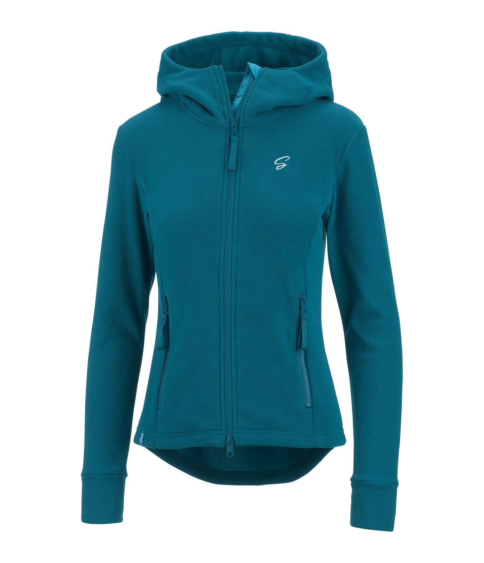 fleecejas Kat met capuchon