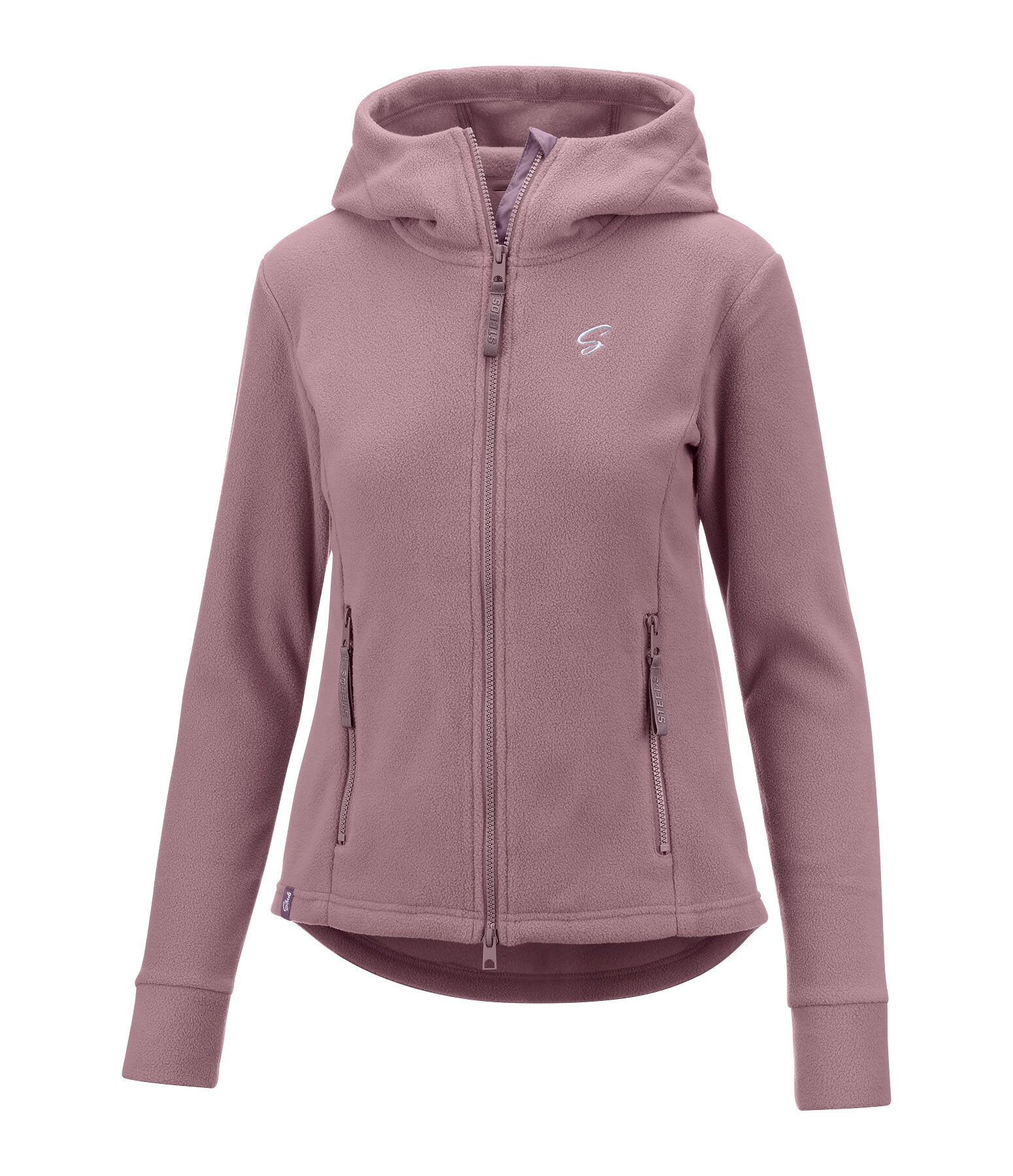 fleecejas Kat met capuchon