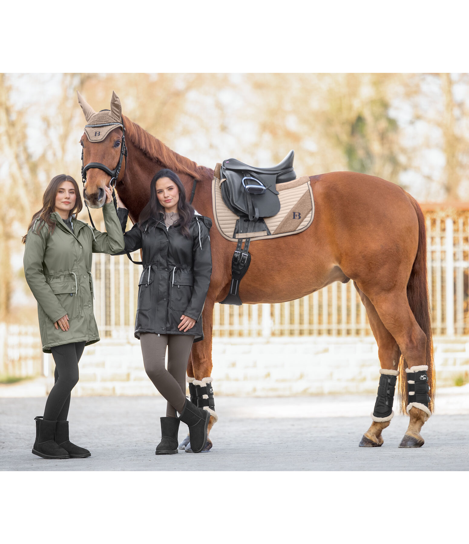 teddyfleece regenjas Stella II met capuchon
