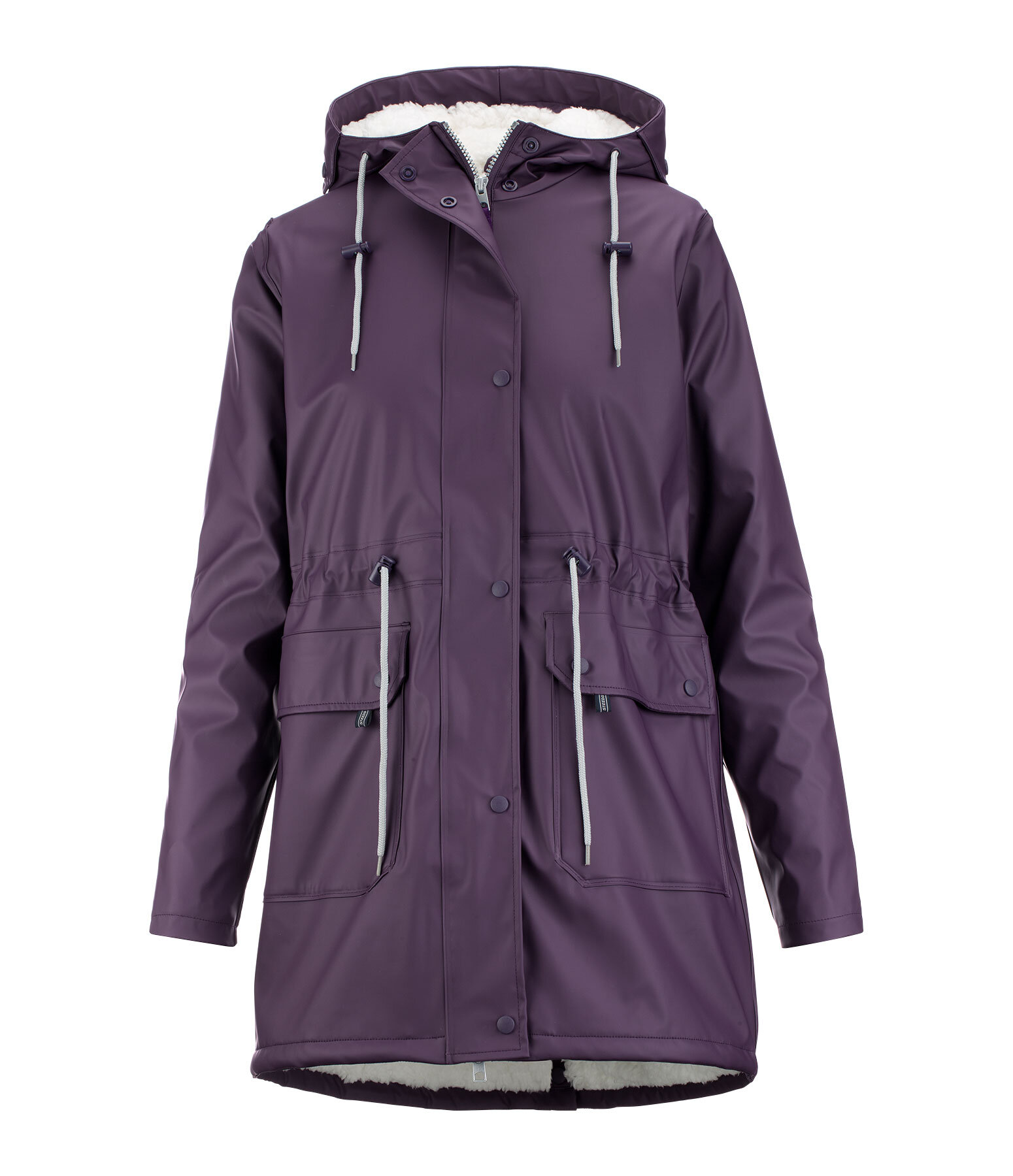 teddyfleece regenjas Stella II met capuchon