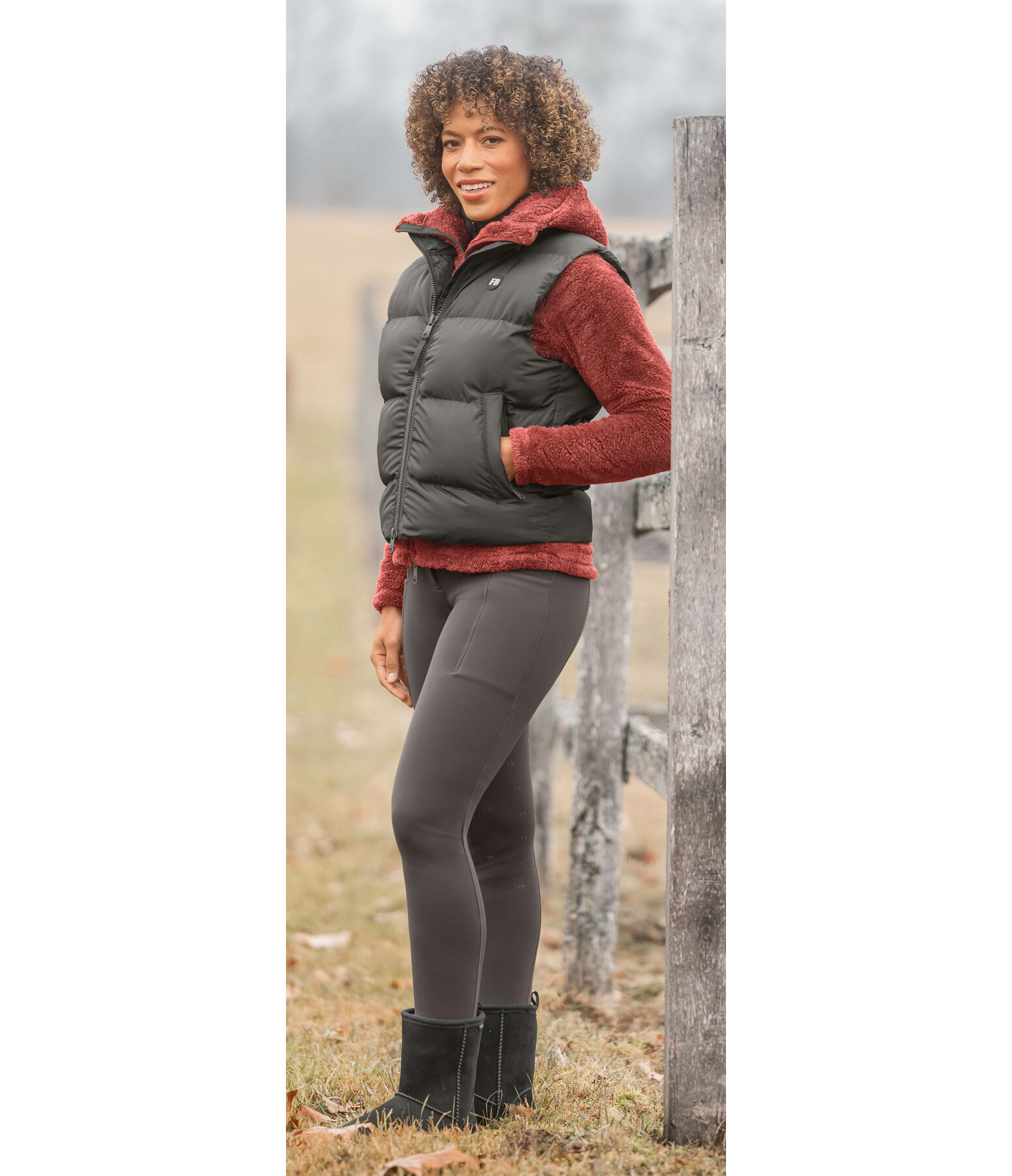cropped bodywarmer Liana