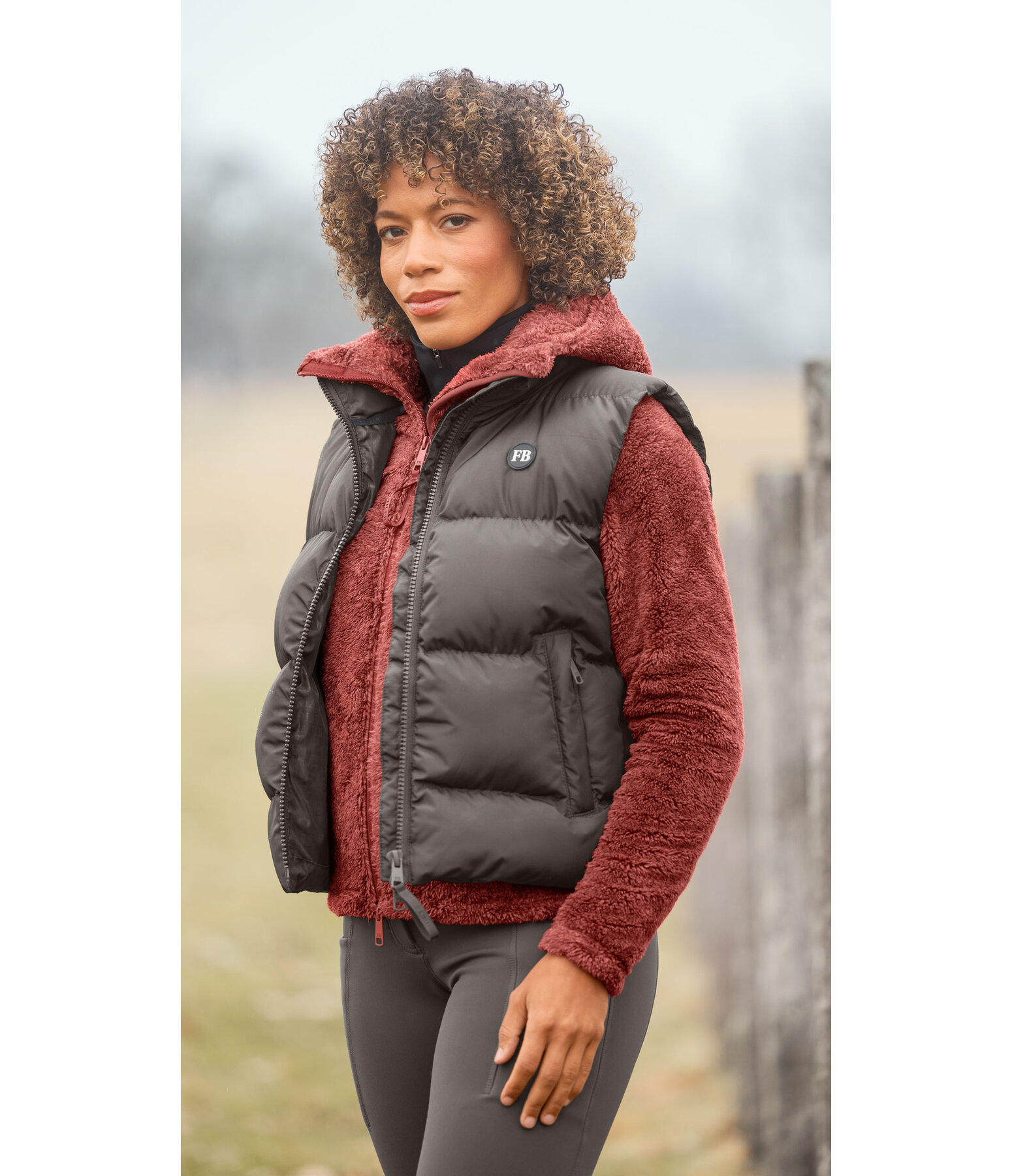 cropped bodywarmer Liana